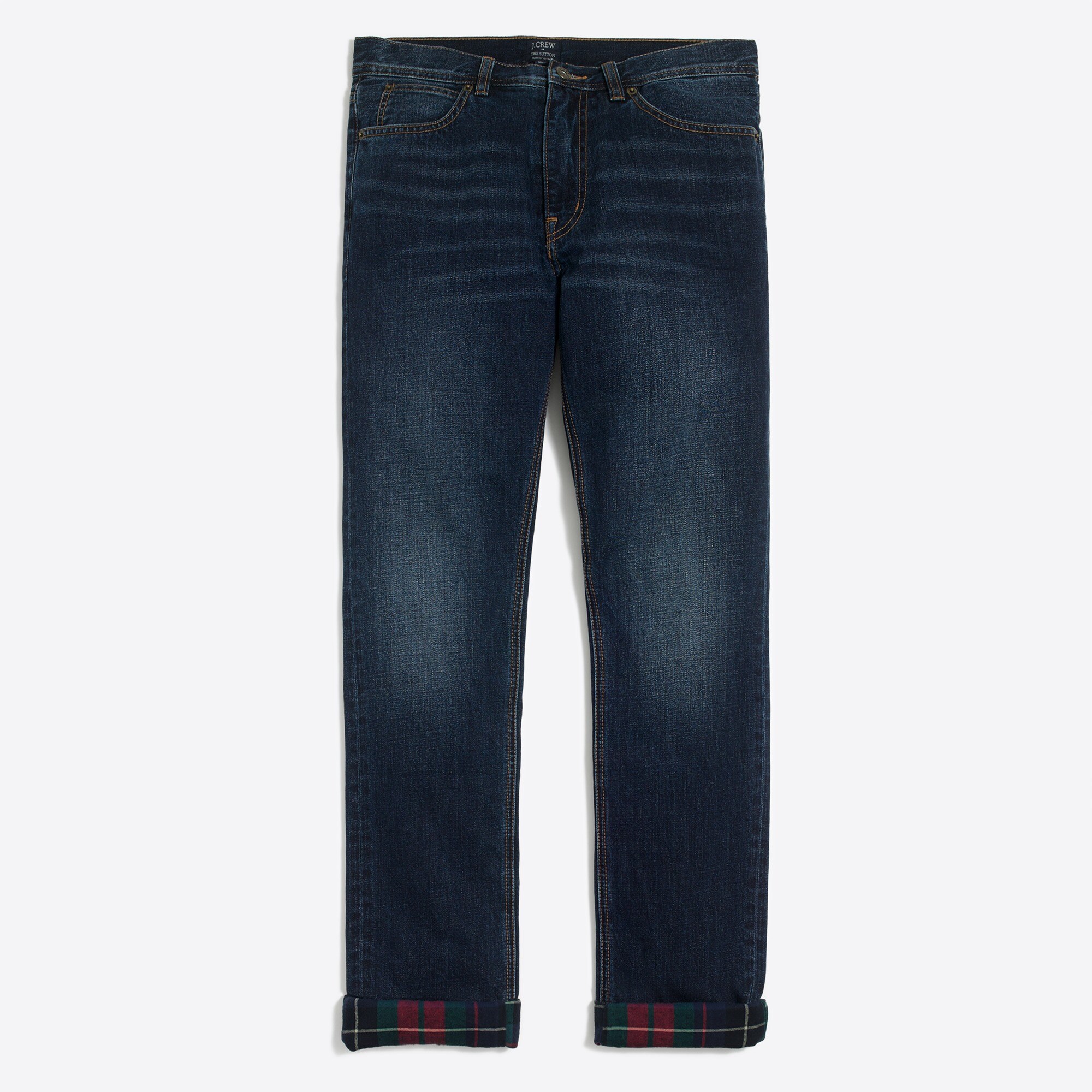 sutton flannel-lined jean for men