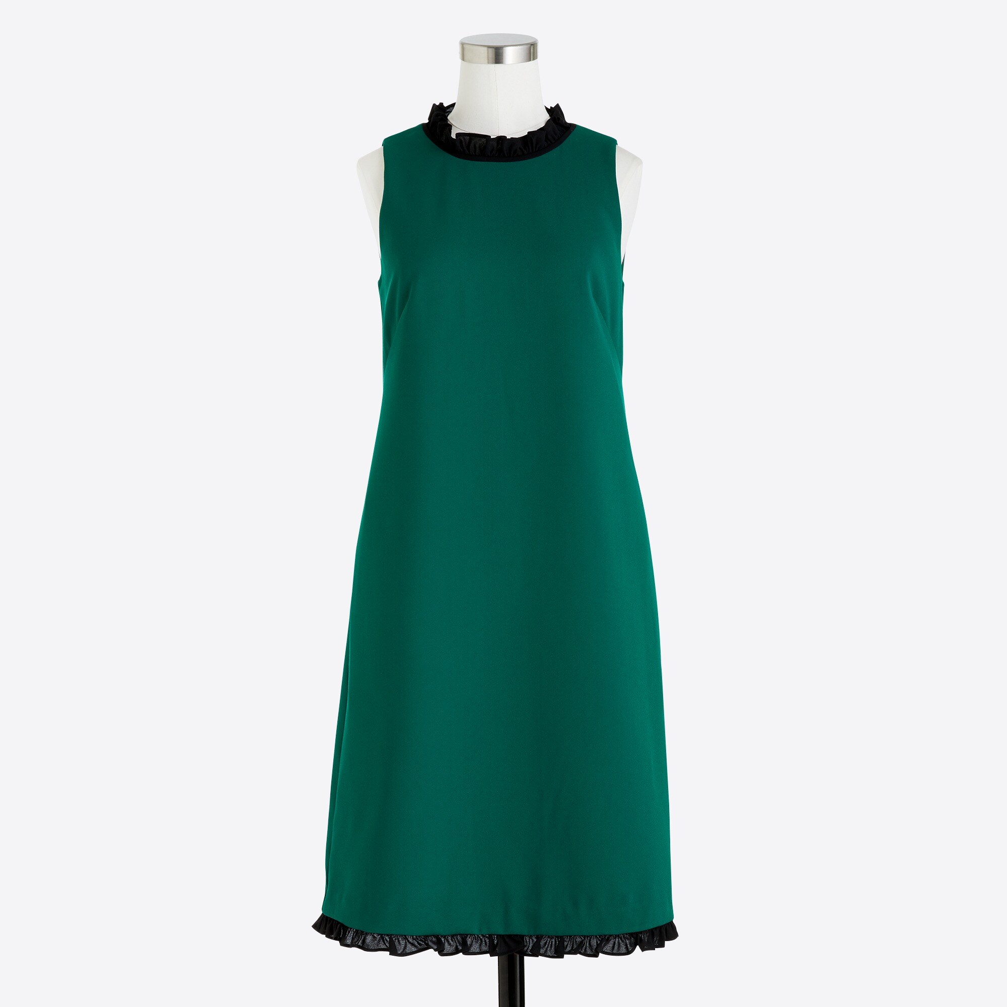 Ruffle-hem dress