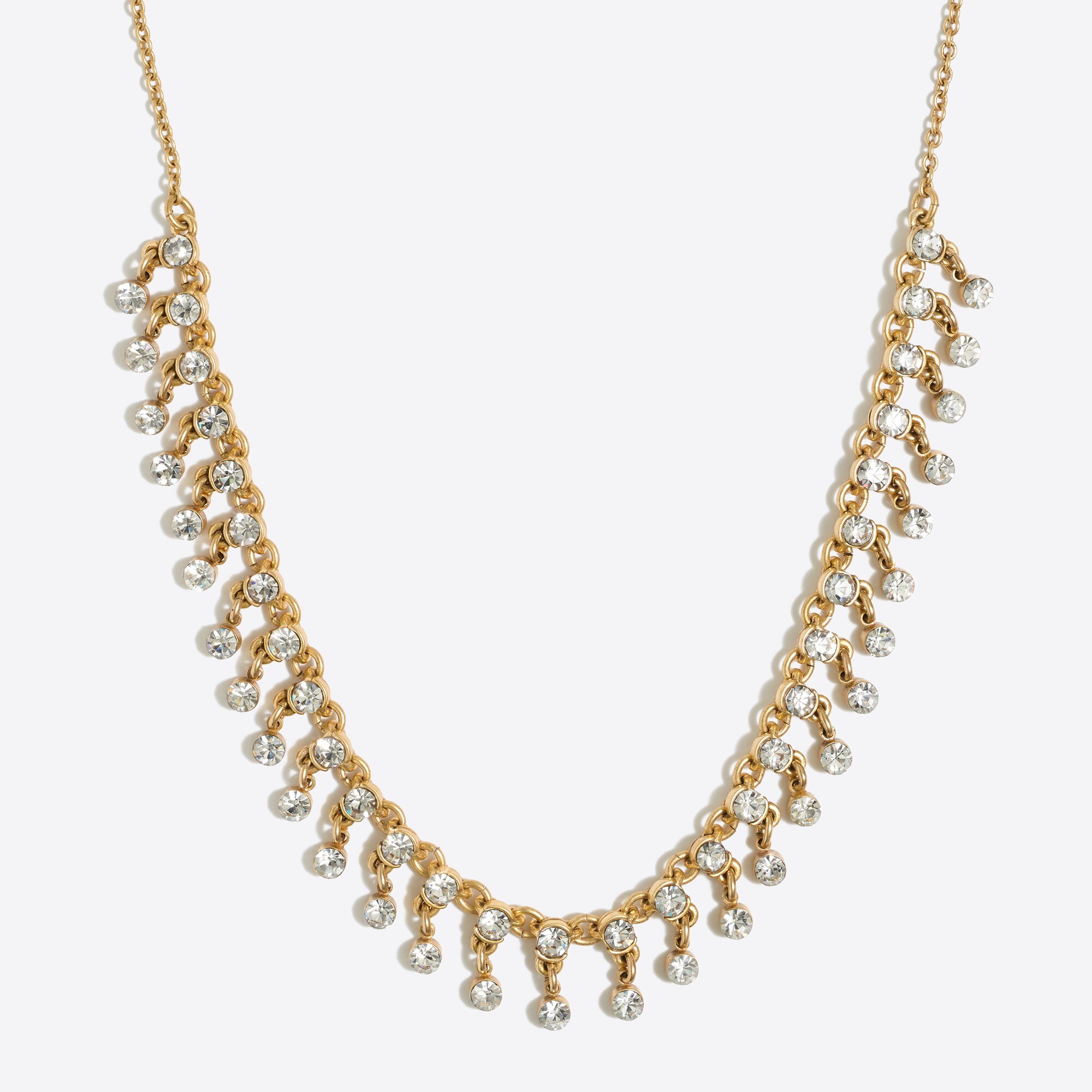 Crystal statement necklace