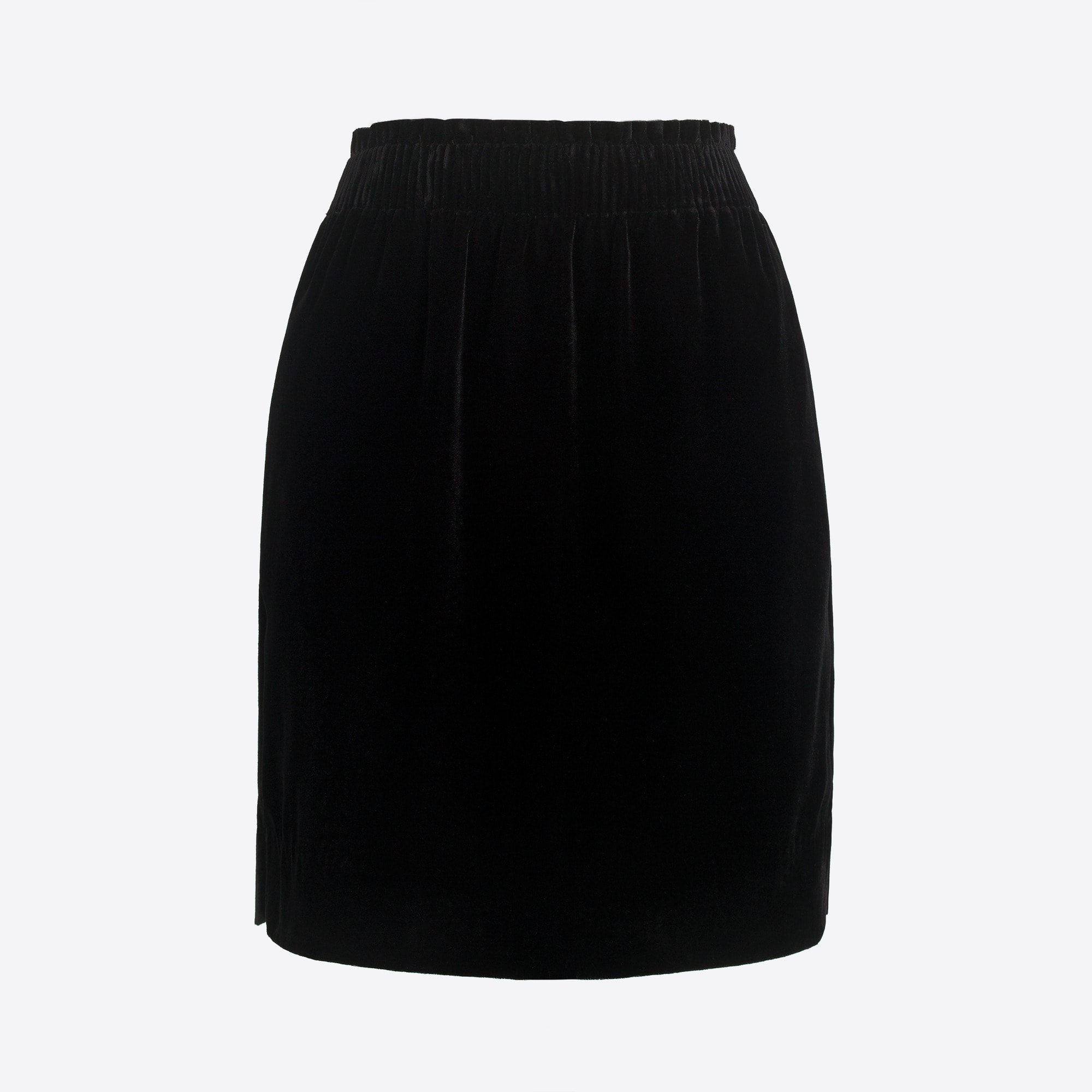 Velvet sidewalk mini skirt