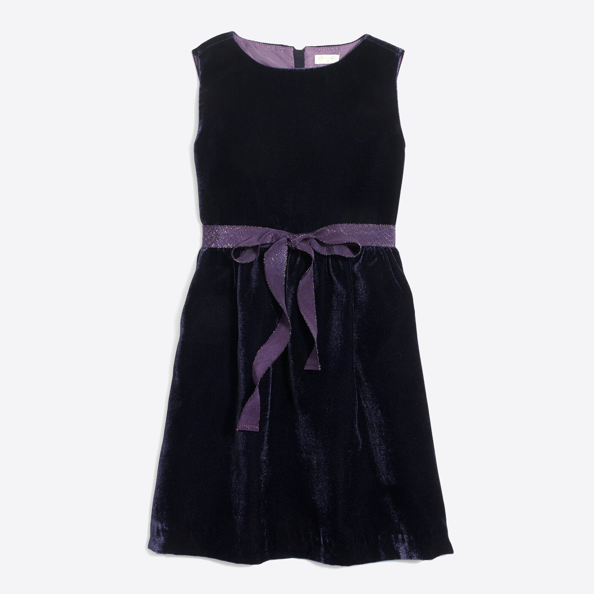girls' drapey velvet dress for girls