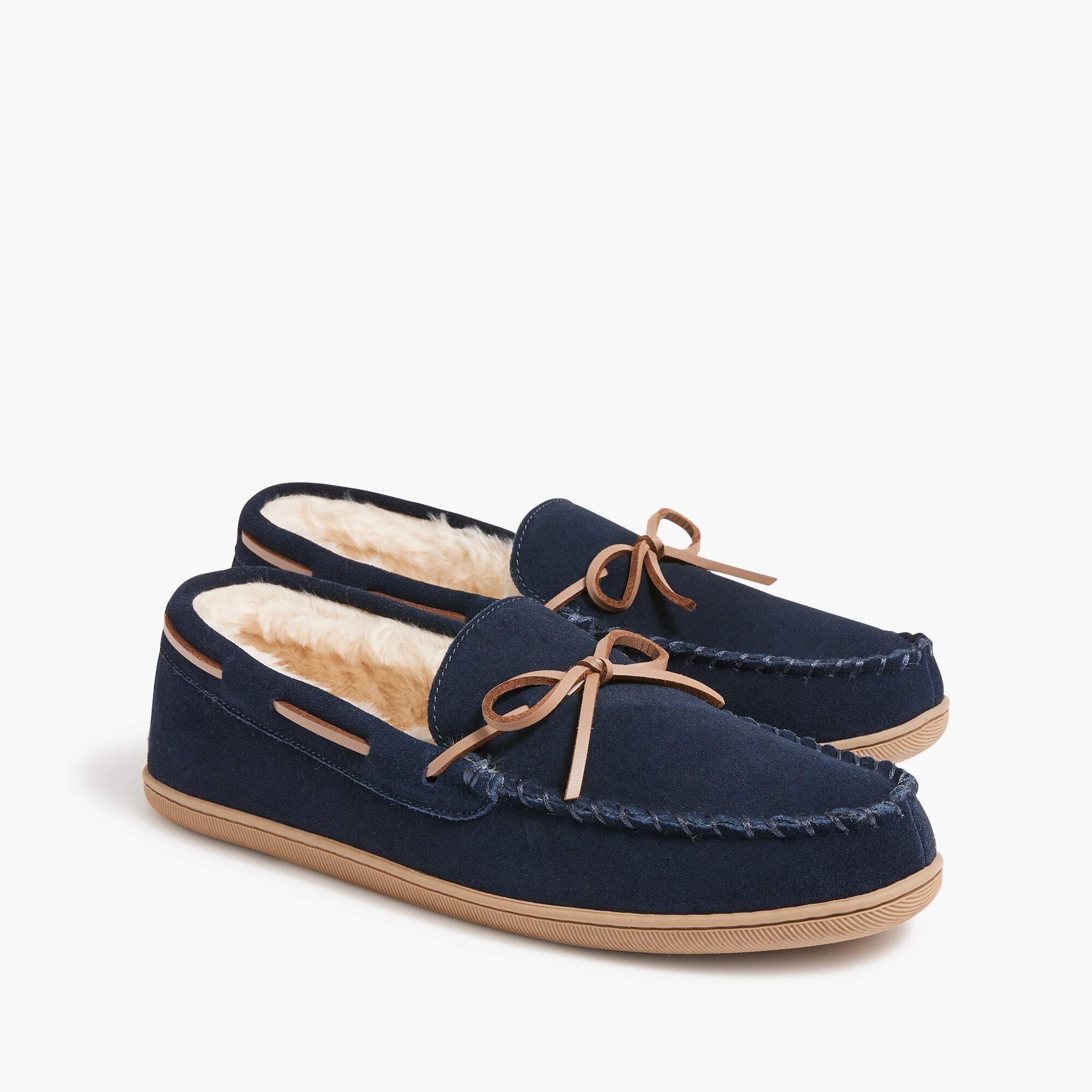 shearling moccasins