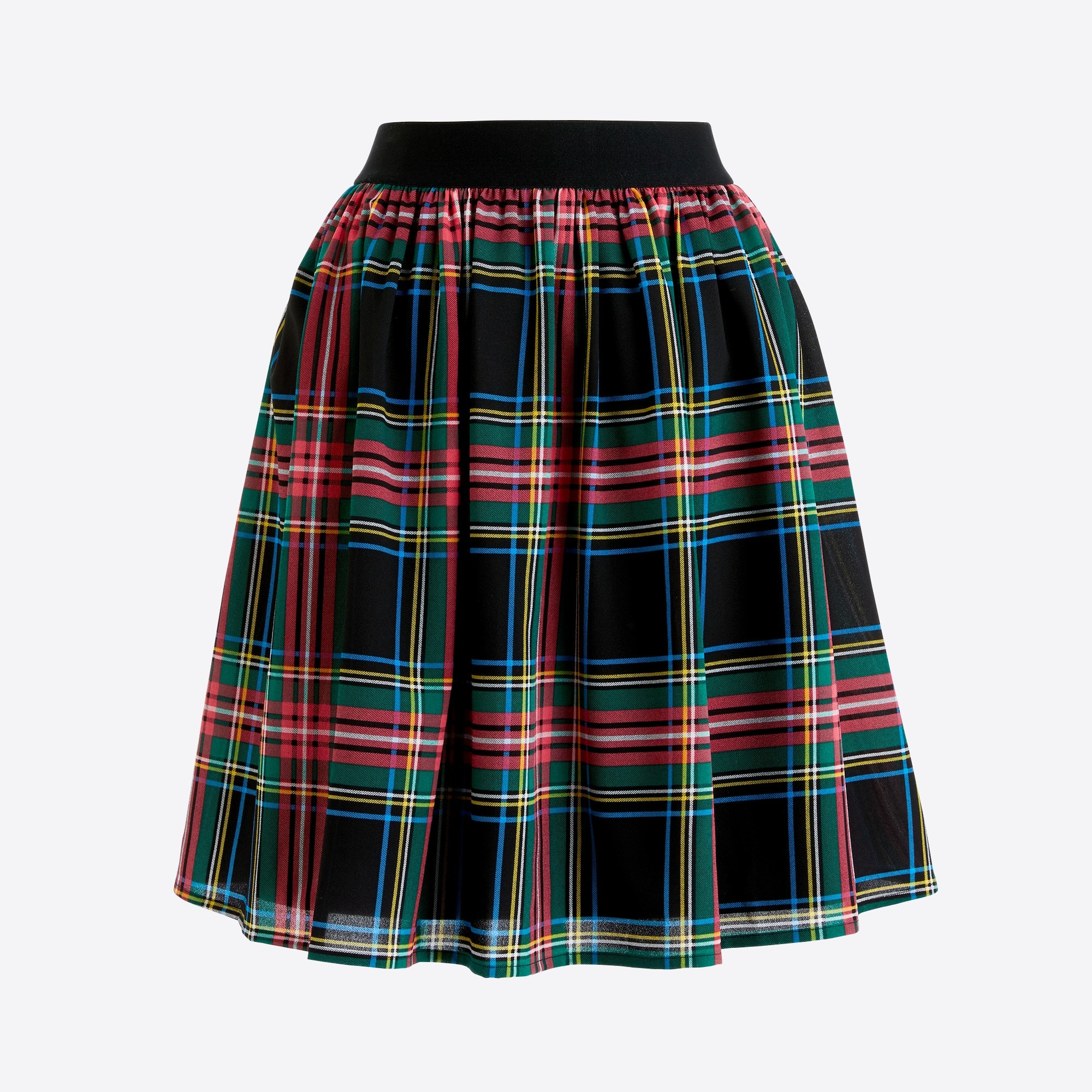 Pleated mini skirt