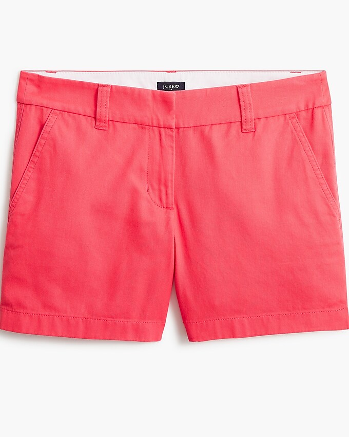 factory: 5&quot; classic chino short for women, right side, view zoomed