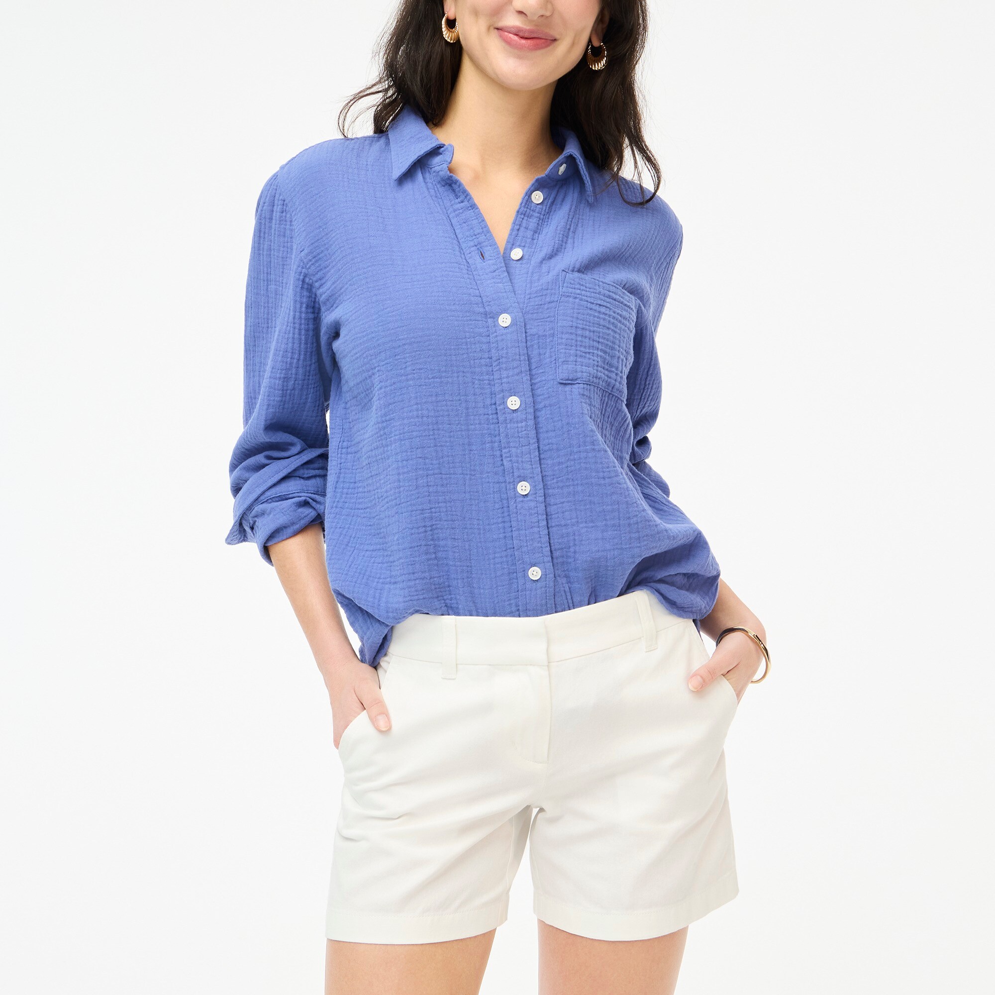 womens 5&quot; classic chino short