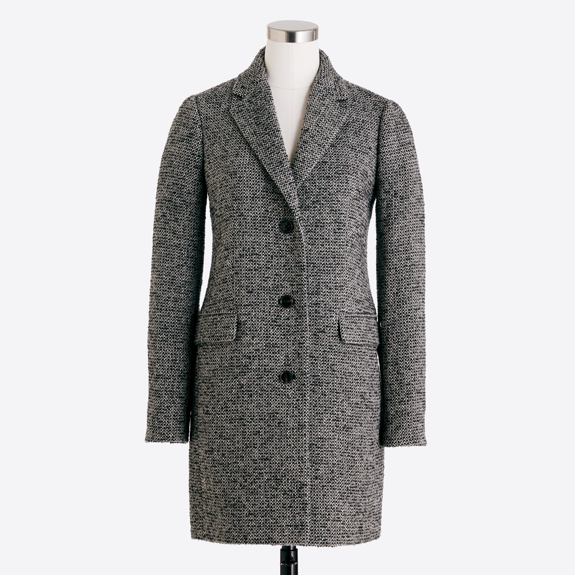 tweed topcoat for women