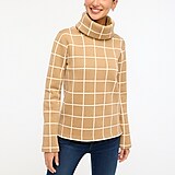 Long-sleeve funnelneck pullover