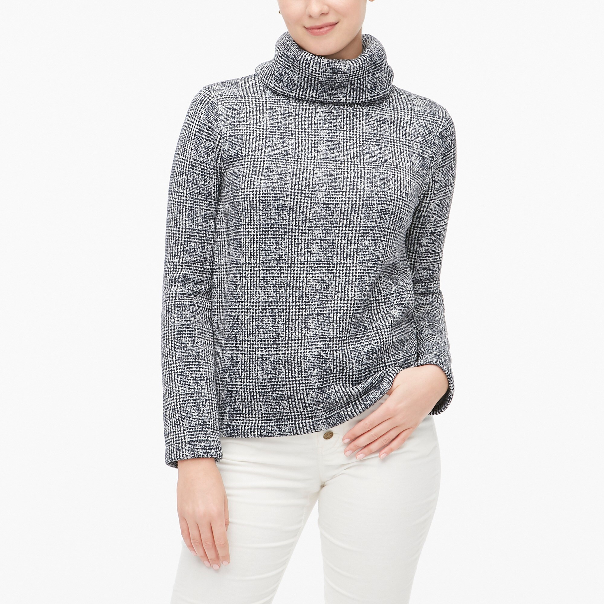 j crew factory funnel neck sweatshirt