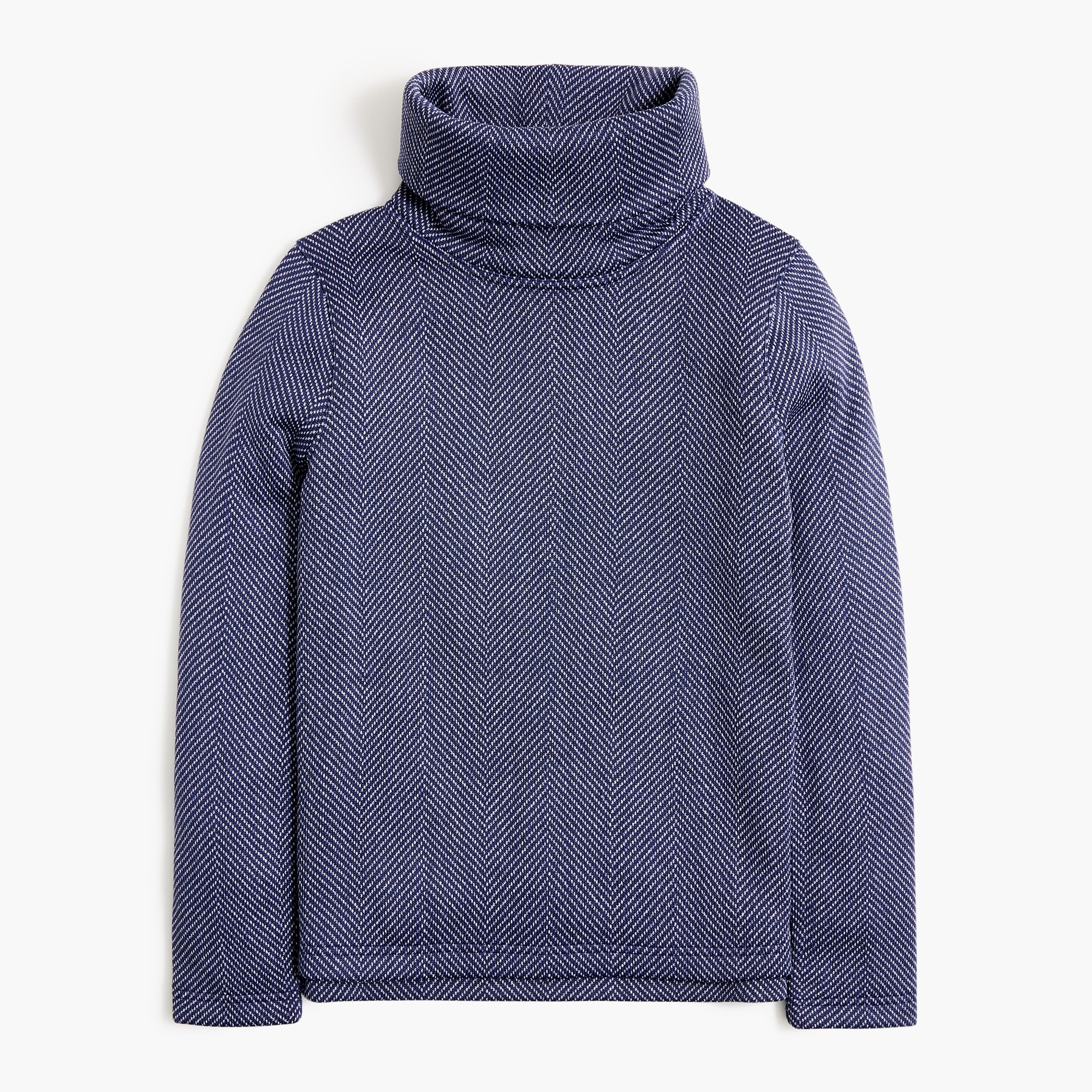 Long sleeve funnelneck pullover
