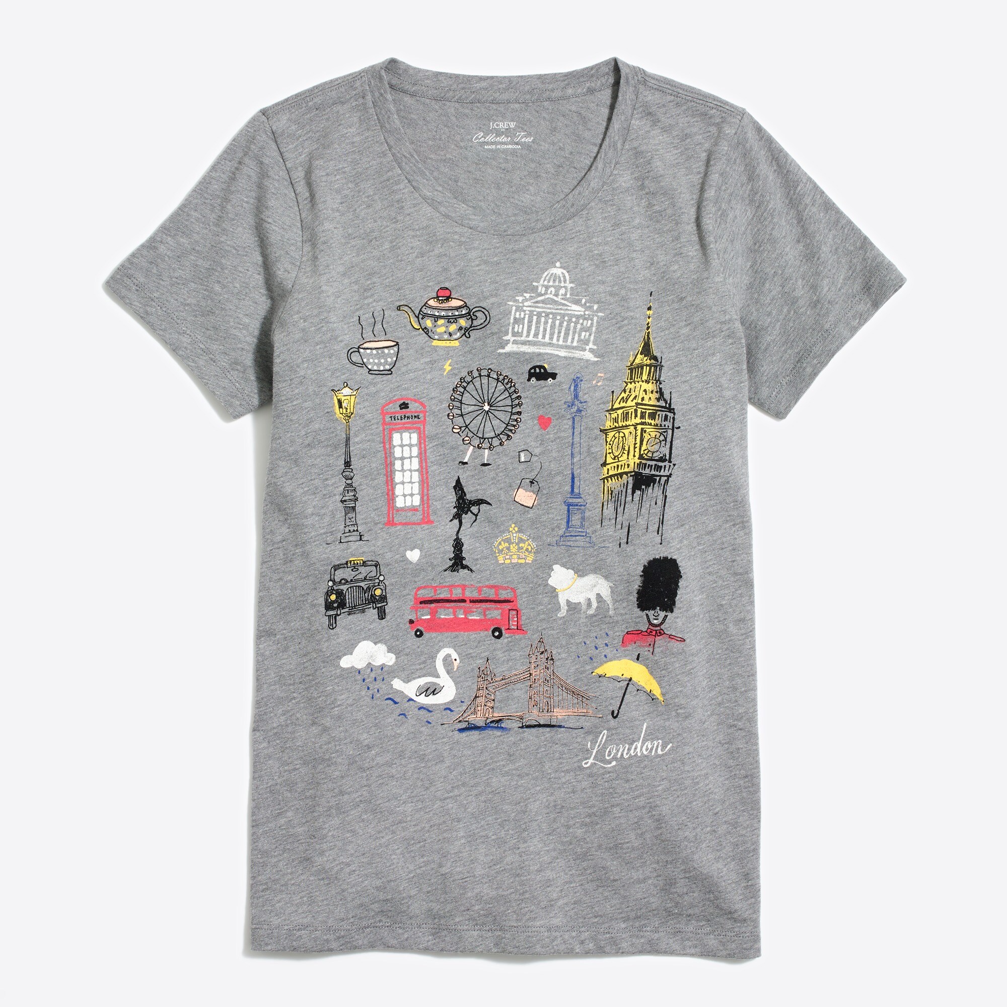london destination collector tee for women