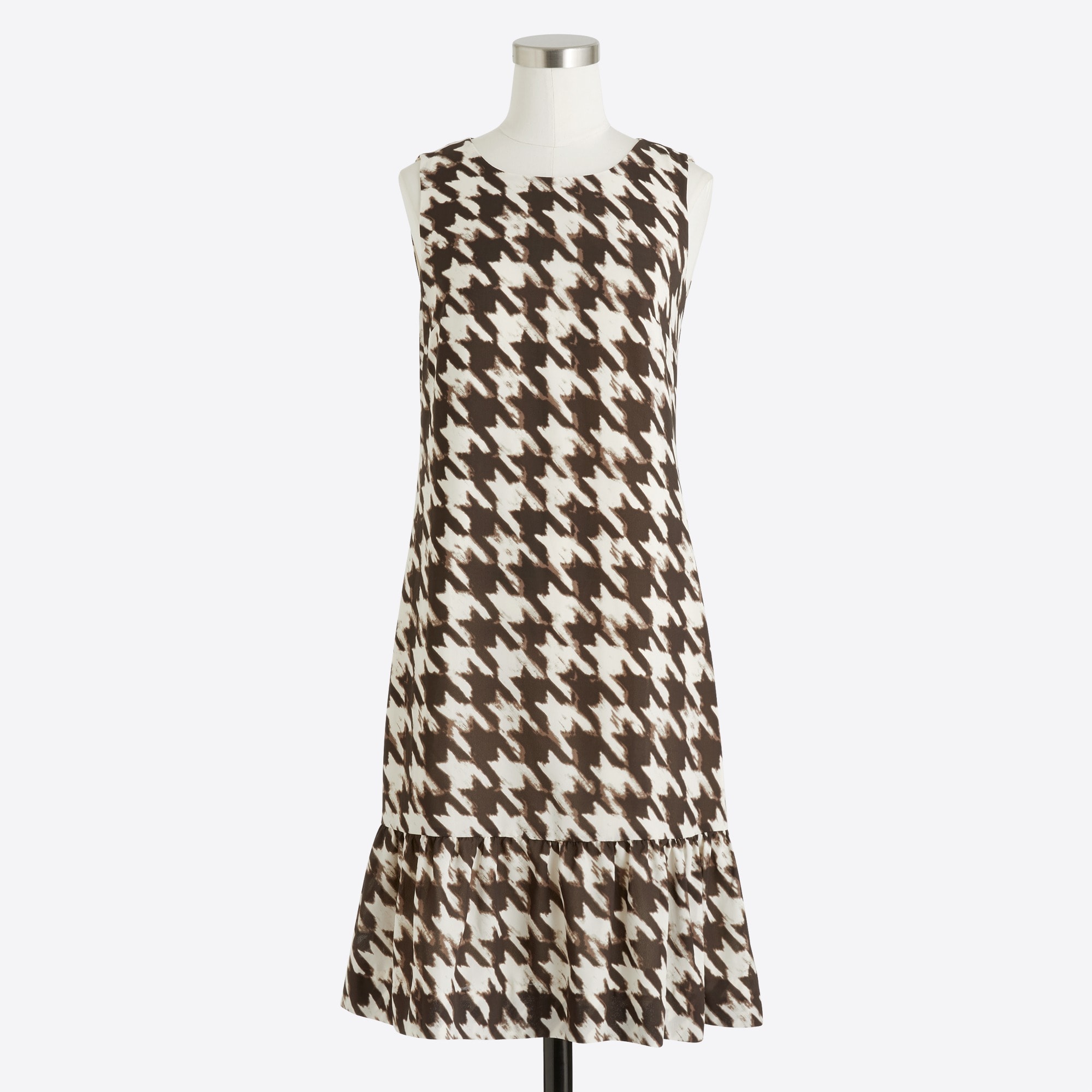 Ruffle-hem dress