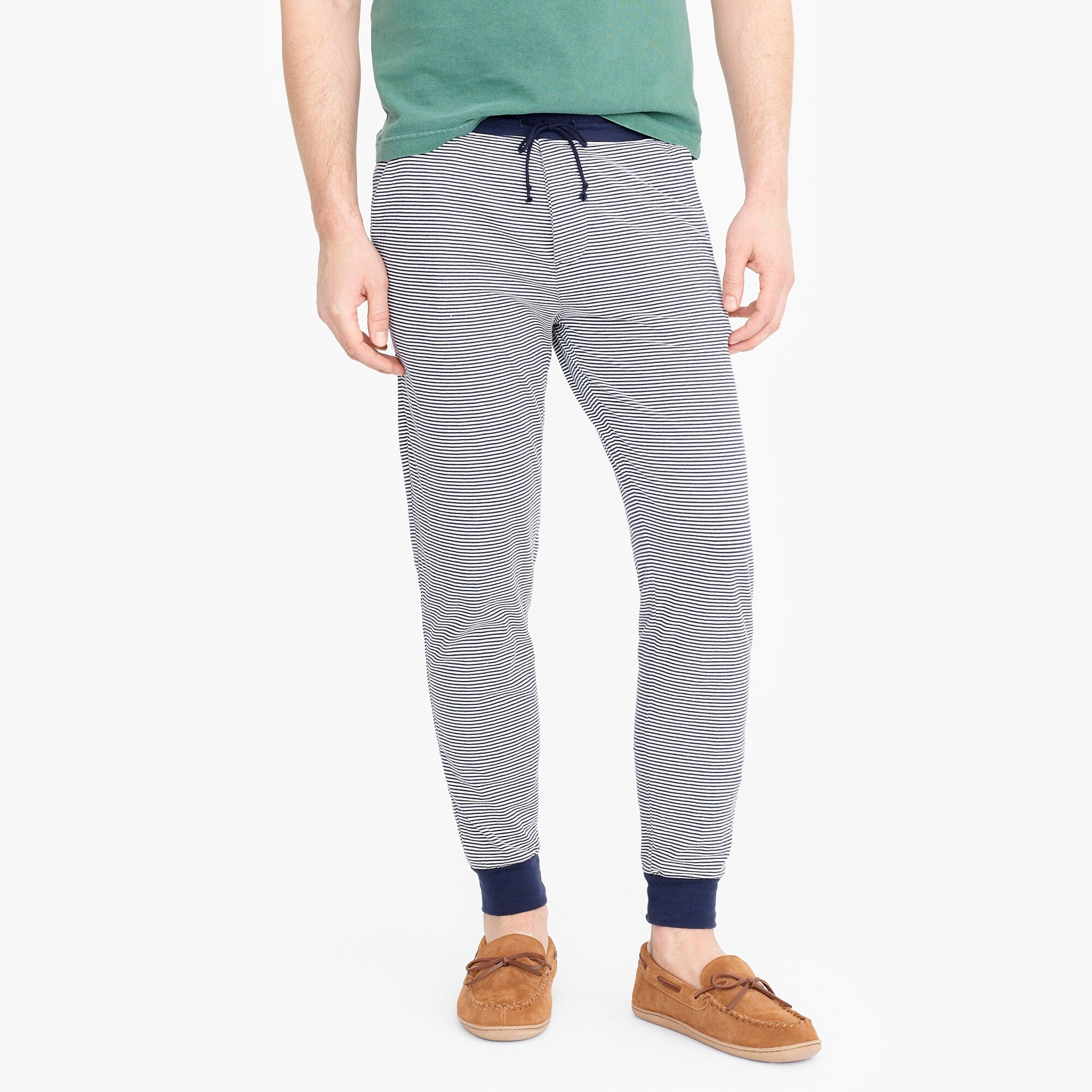 mens Jersey pajama pant in stripe