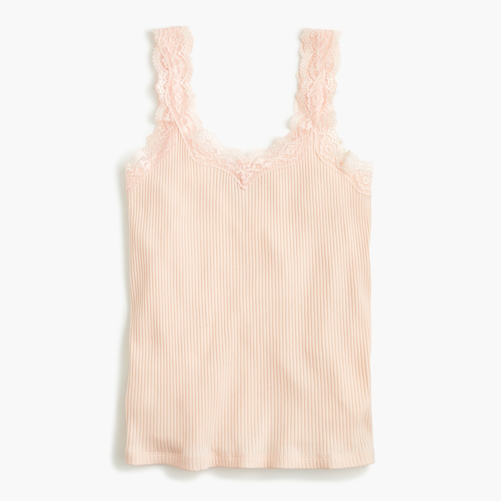 Lace trim tank top