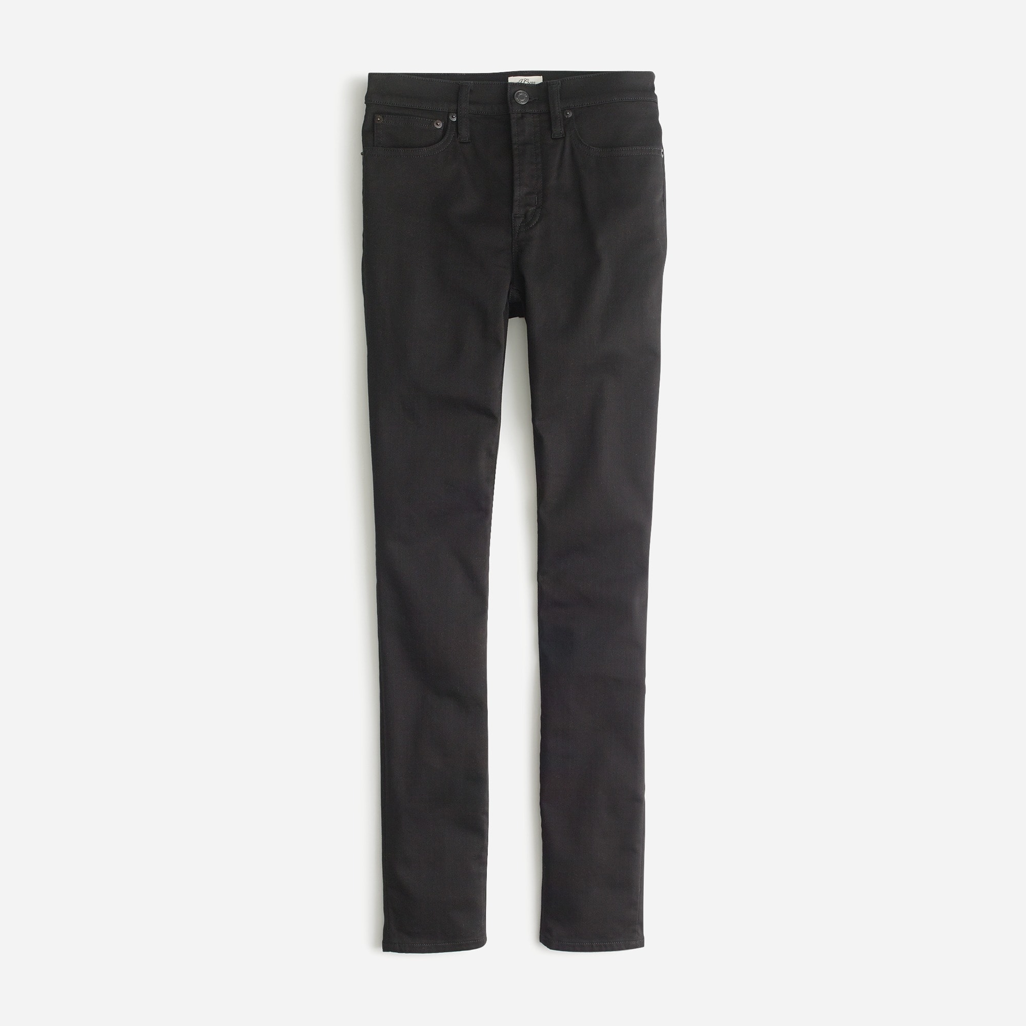  Tall 9&quot; mid-rise stretchy toothpick jean in new black