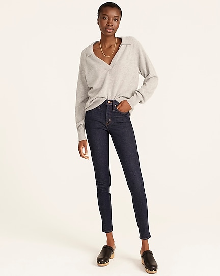j.crew: 9&quot; mid-rise toothpick jean in classic rinse wash for women
