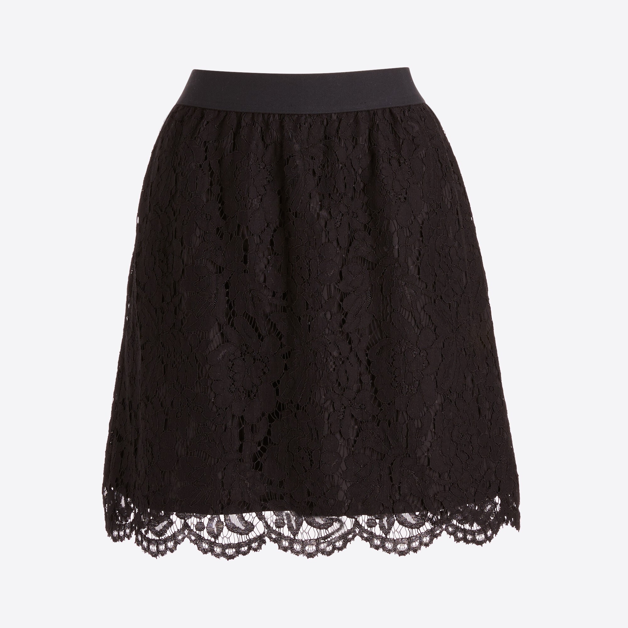 pull-on lace skirt for women