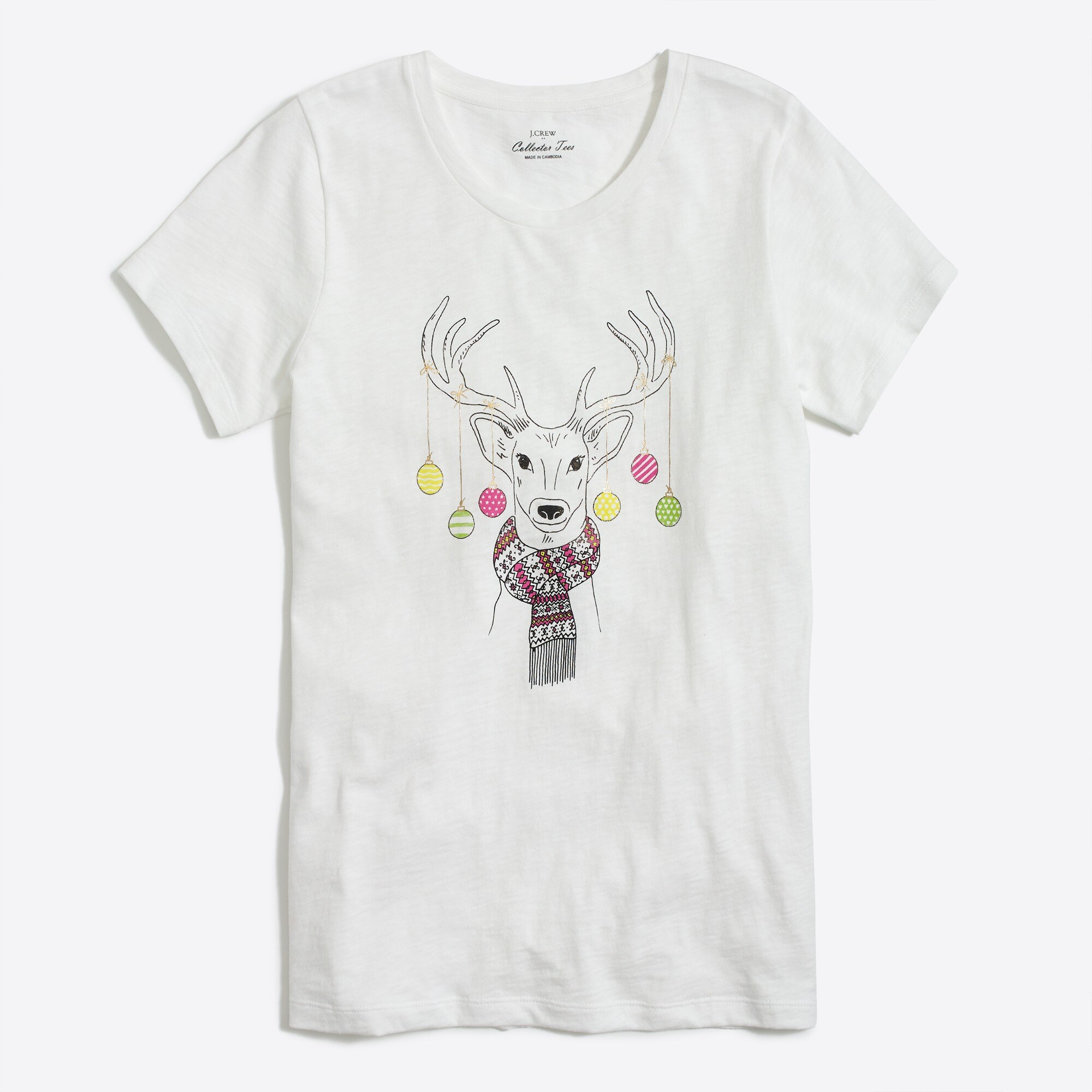 Deer in lights collector tee