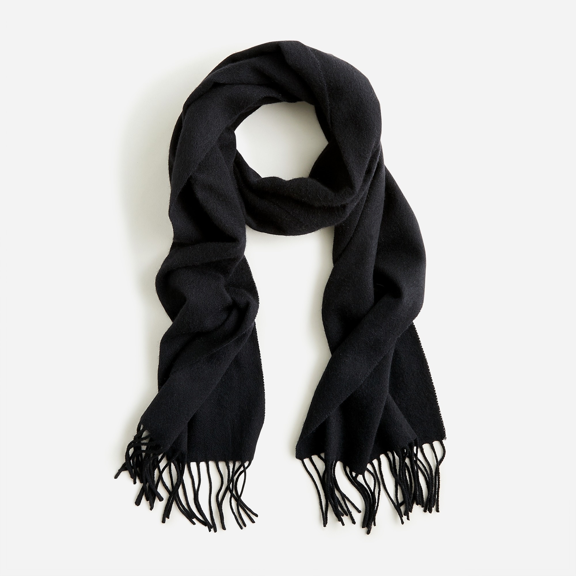  Solid cashmere scarf