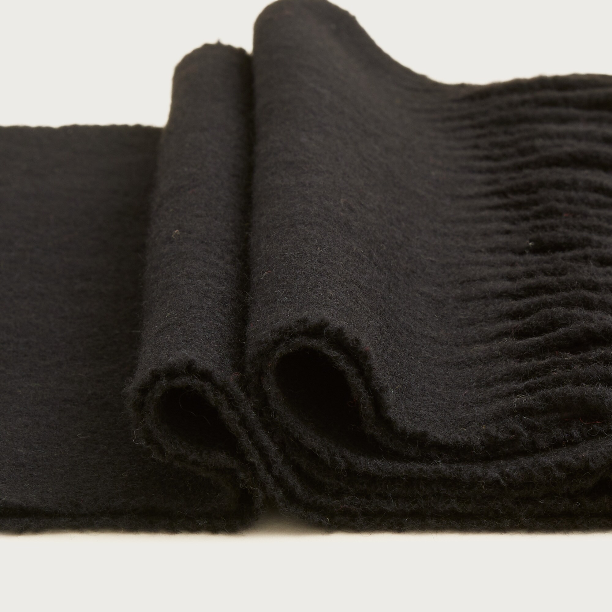 Solid cashmere scarf
