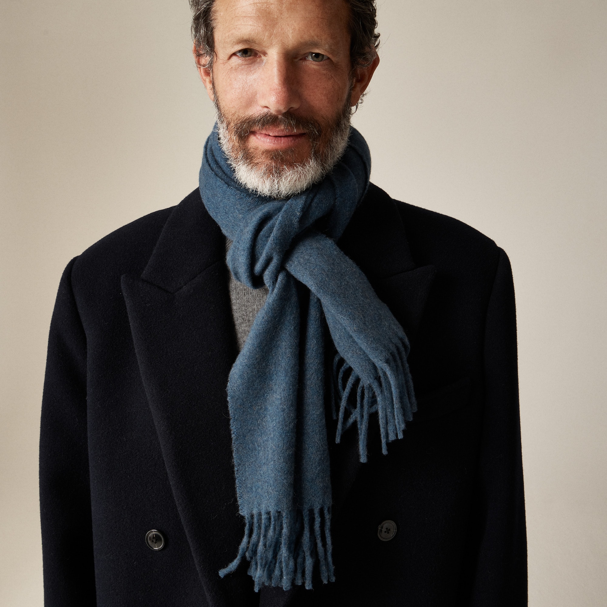 mens Cashmere-blend scarf