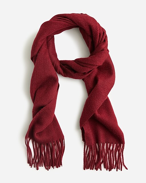 mens Solid cashmere scarf