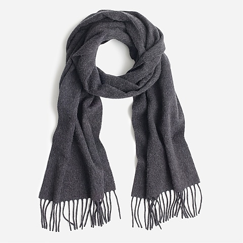 mens Solid cashmere scarf