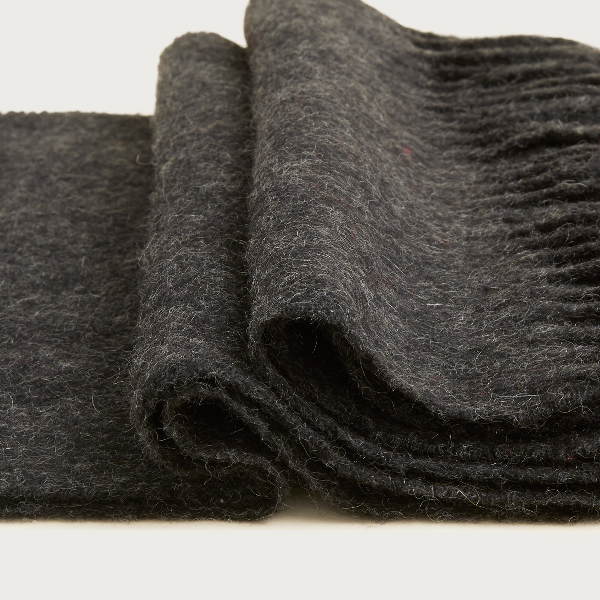 Solid cashmere scarf