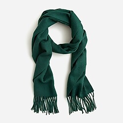 Solid cashmere scarf
