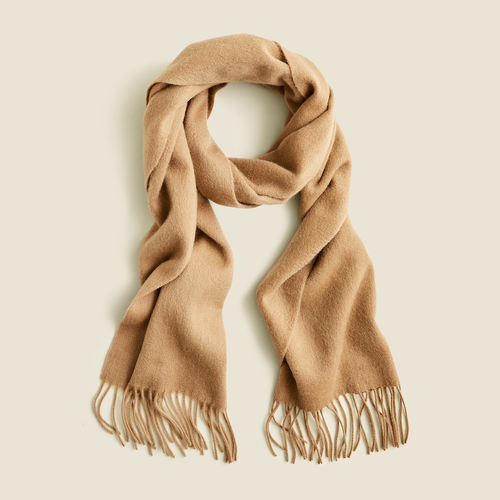 Solid cashmere scarf