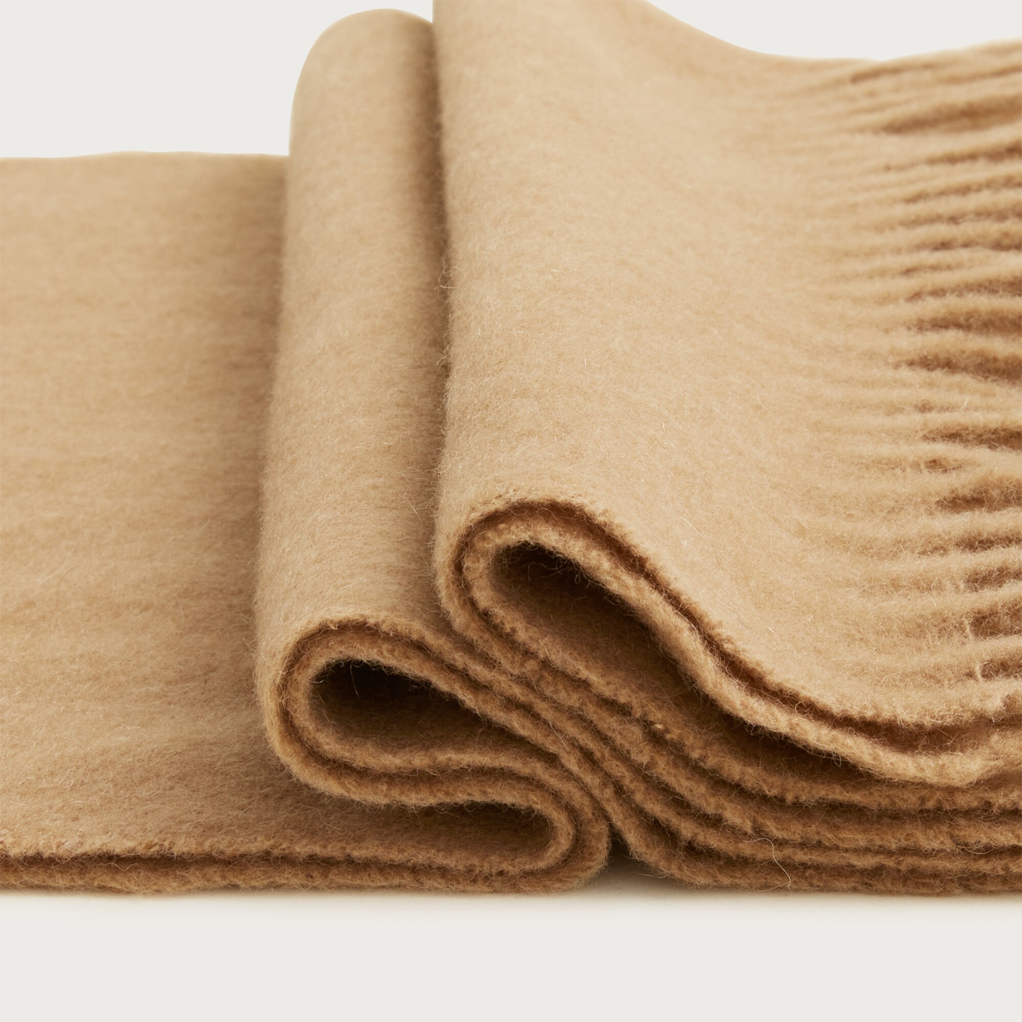 Solid cashmere scarf
