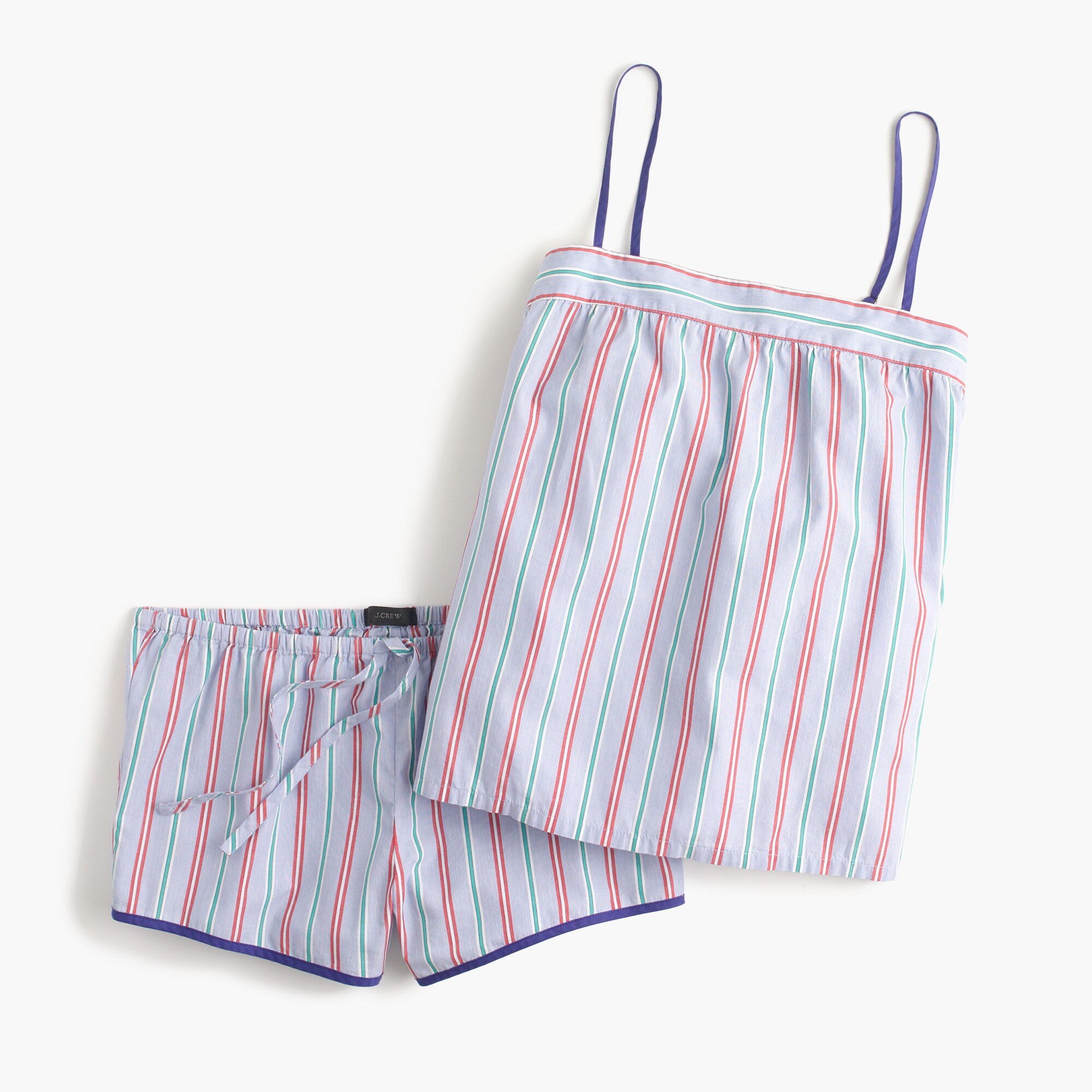 Candy striped pajama set Women pajamas & intimates J.Crew