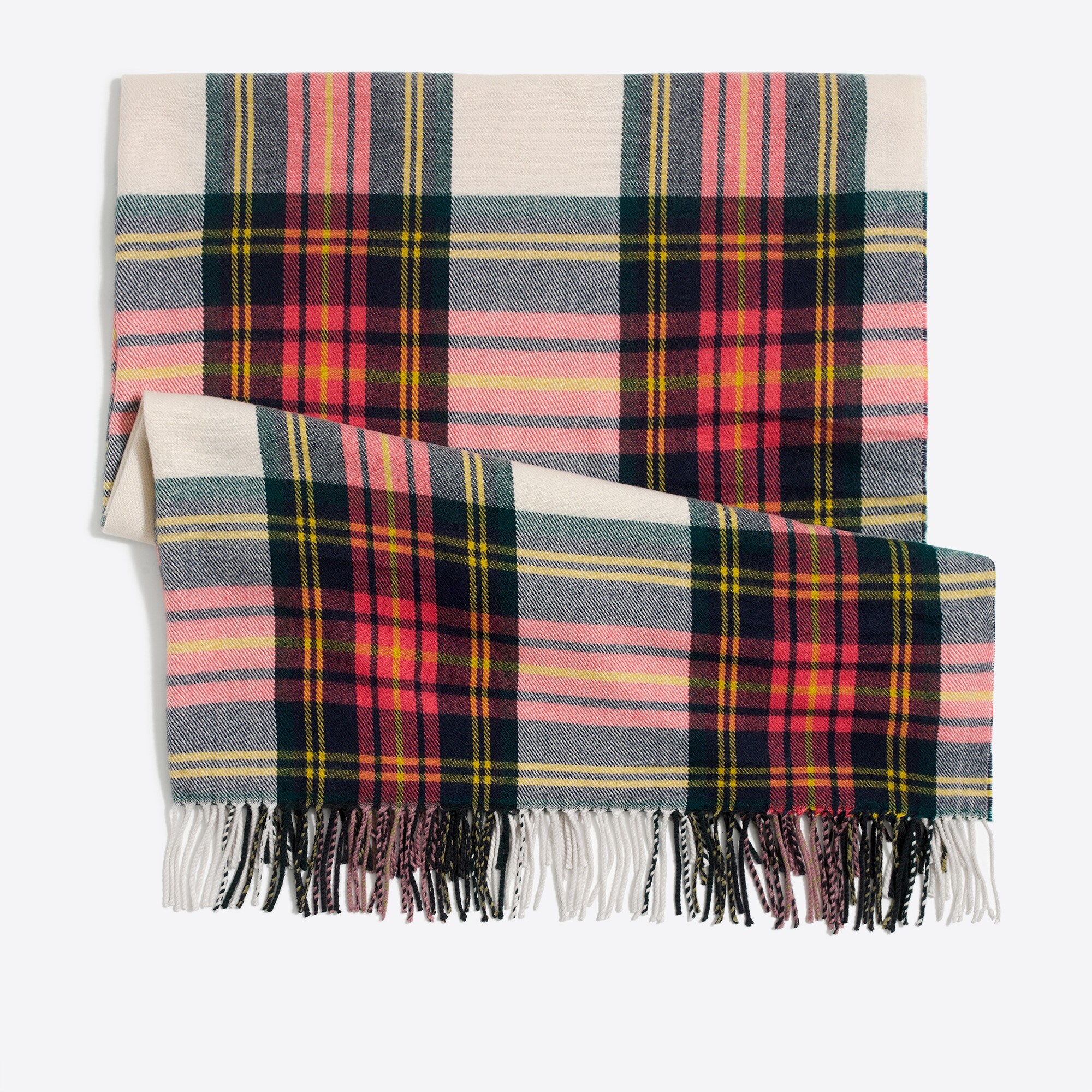 Essential Plaid Blanket Scarf, Regular