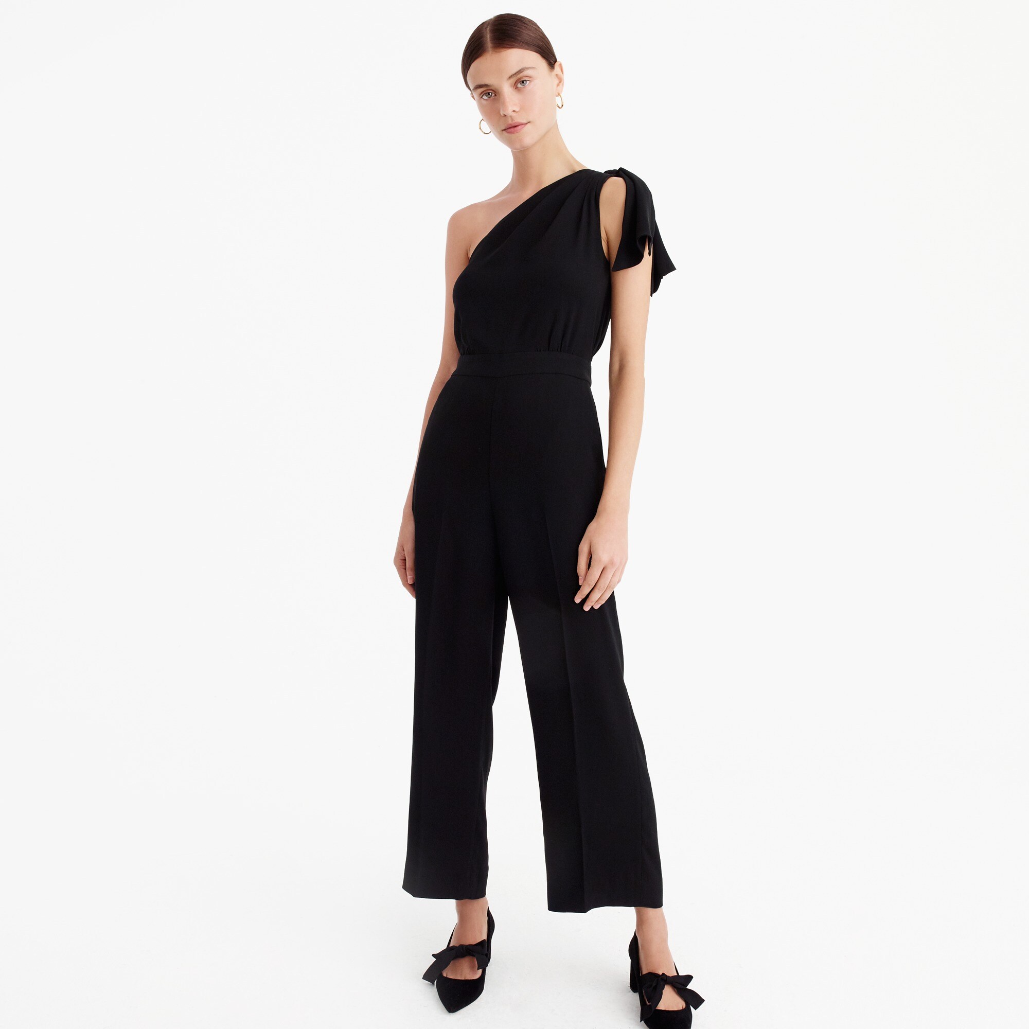one shoulder jumpsuit petite