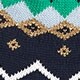Lurex fair isle sweater NAVY IVORY ROSE factory: lurex fair isle sweater for women