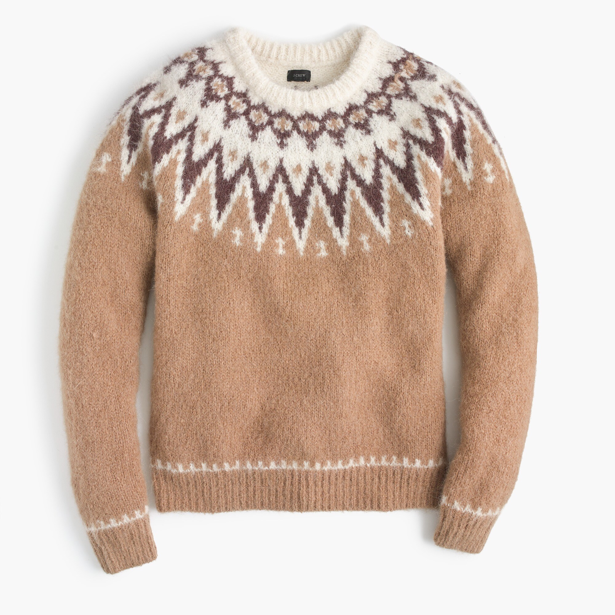 Alpacablend sweater in Fair Isle yoke Men sweaters J.Crew