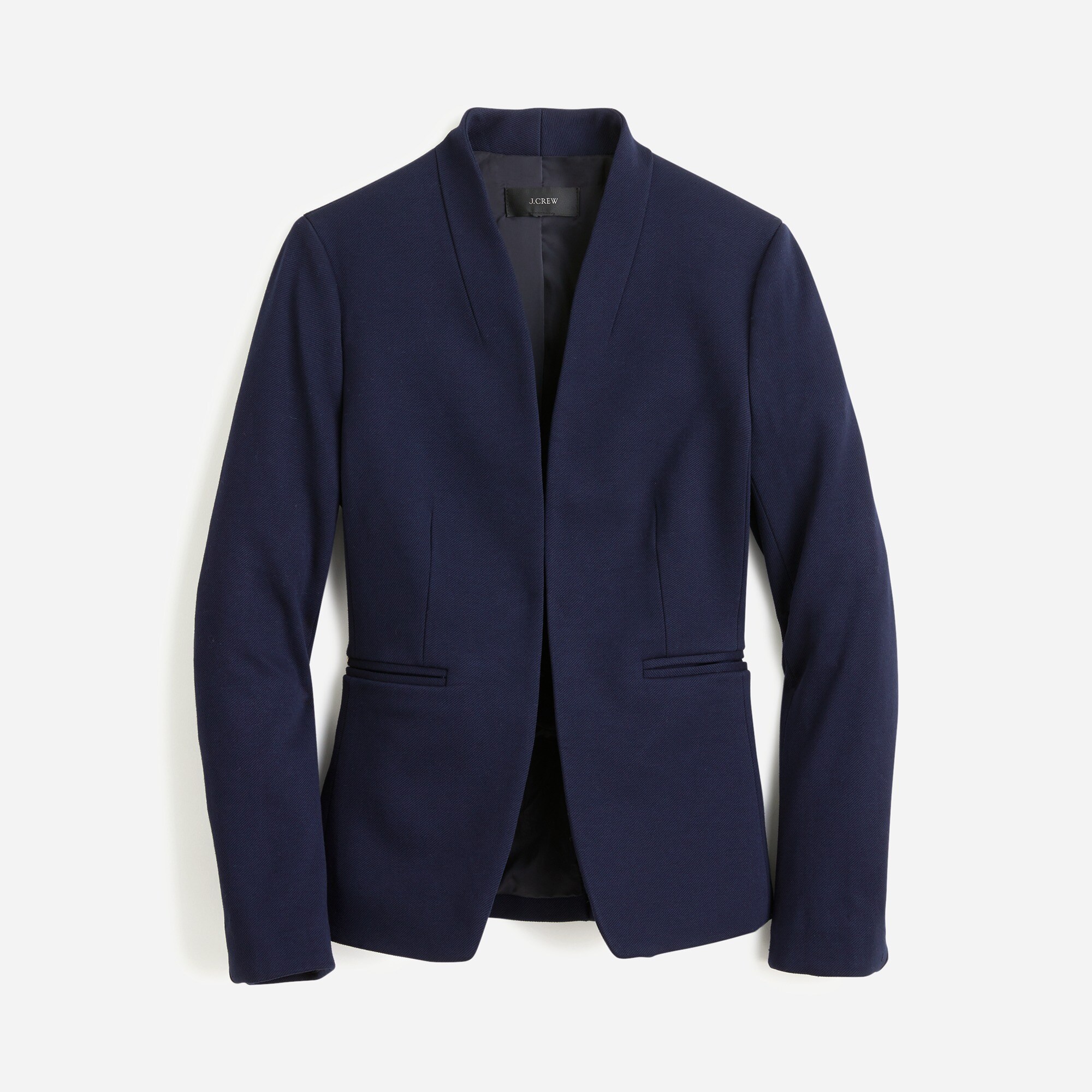 Going-out blazer in stretch twill