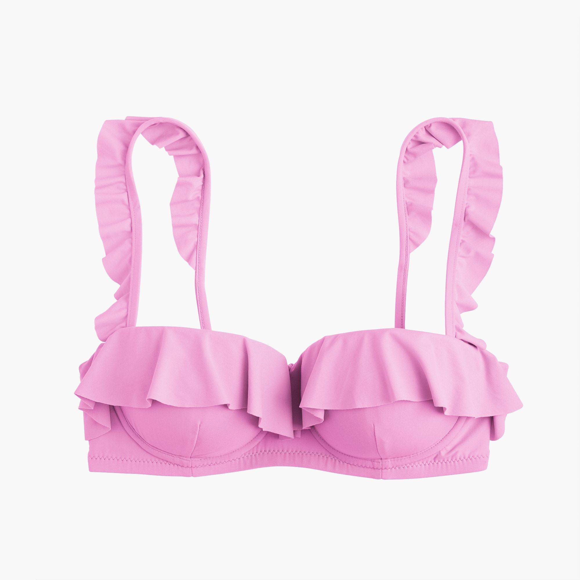 Ruffle underwire bikini top
