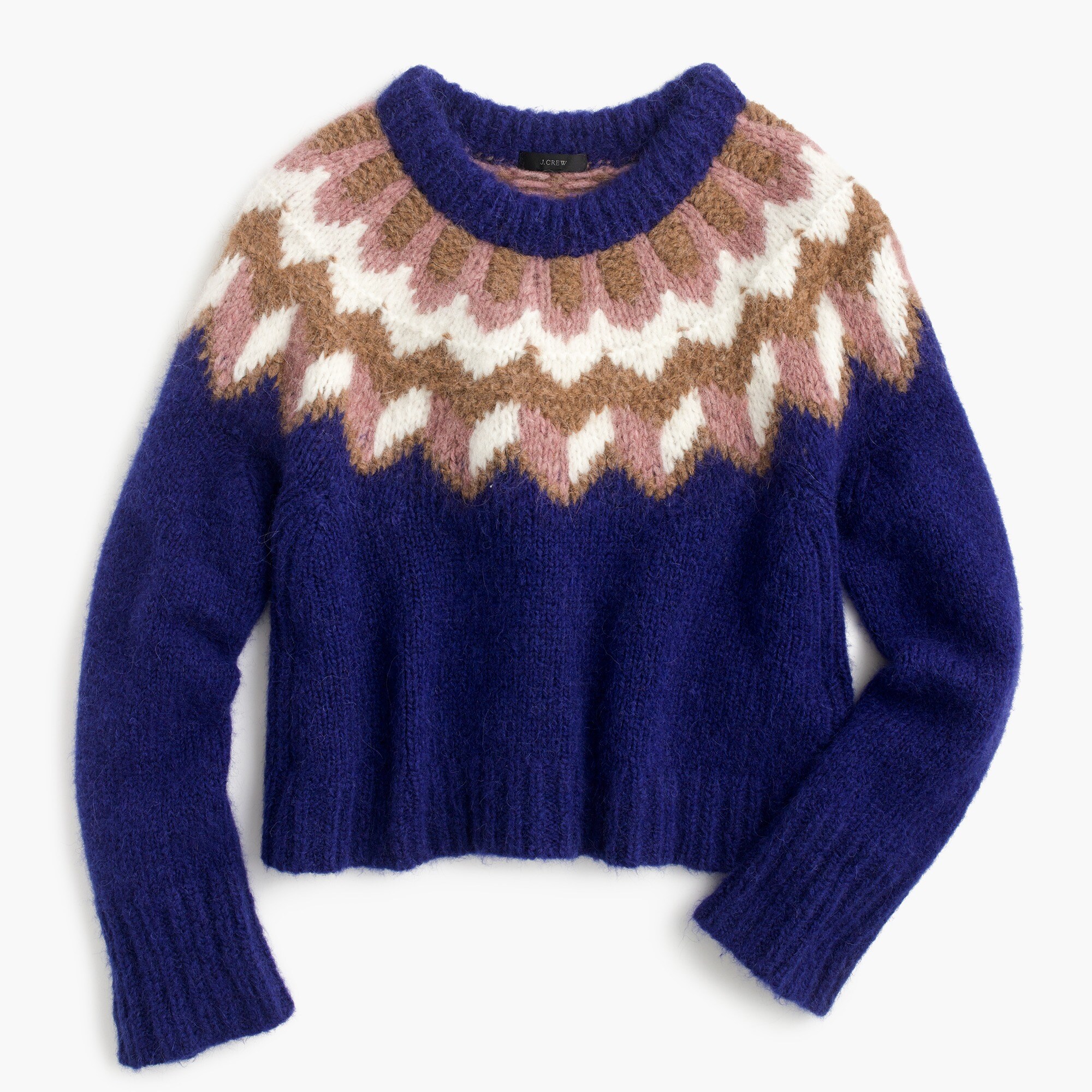 Collection alpaca Fair Isle sweater