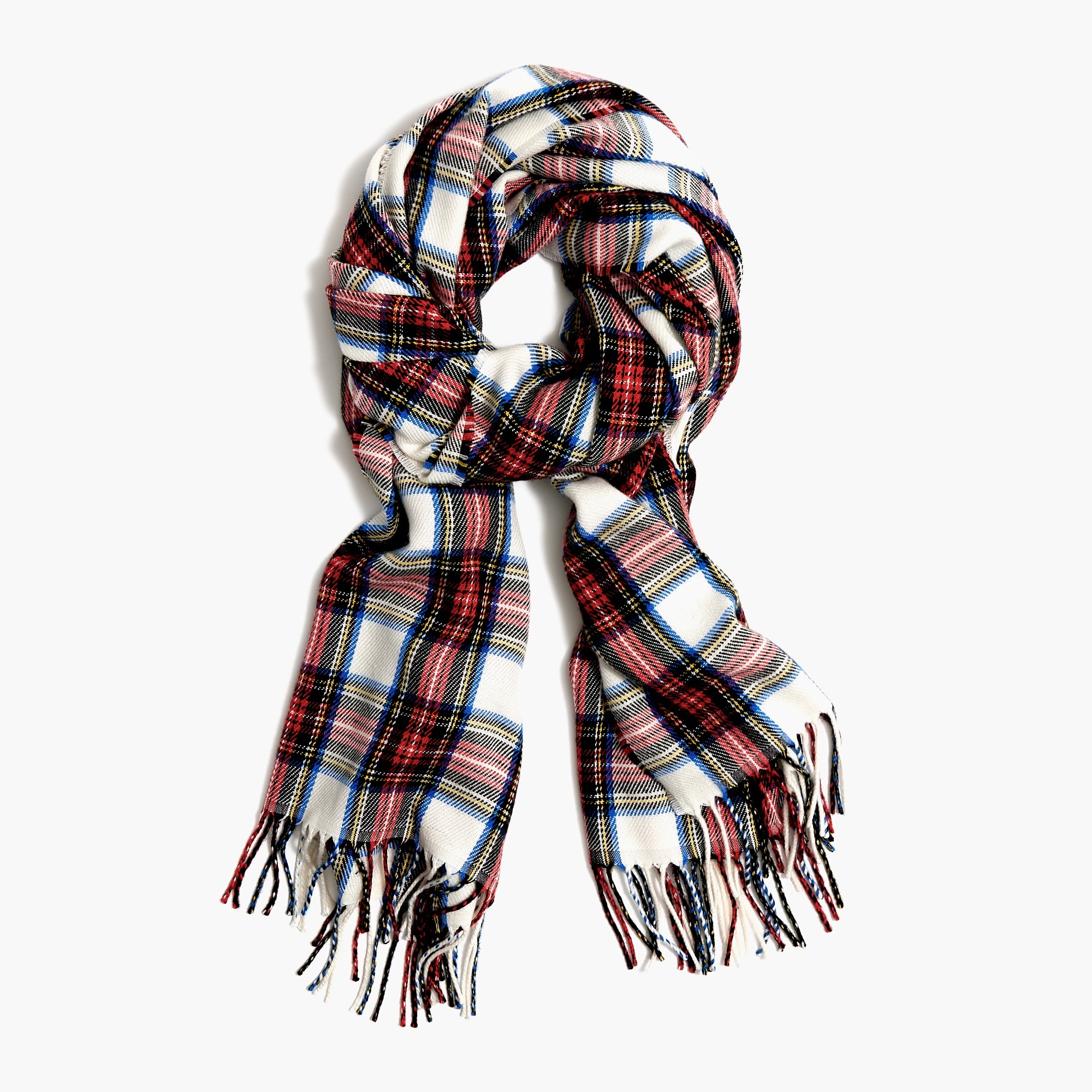 Christmas Fall Winter Scarf Classical Tassels Plaids Scarfs