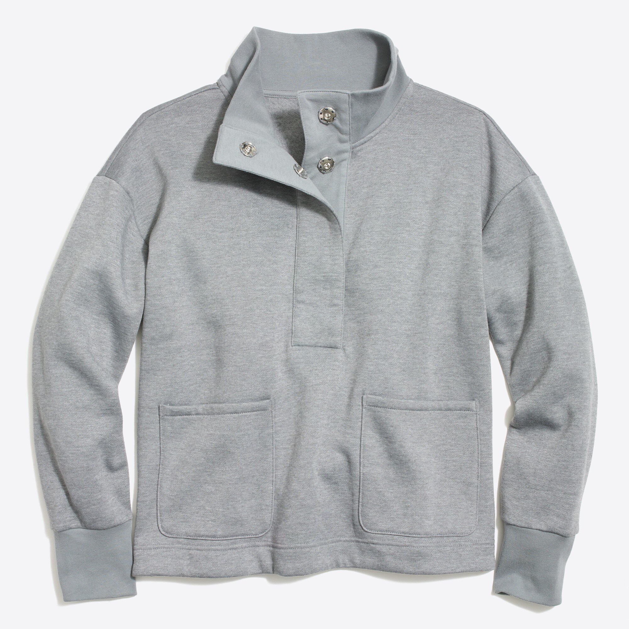 Quarter-snap pullover sweatshirt