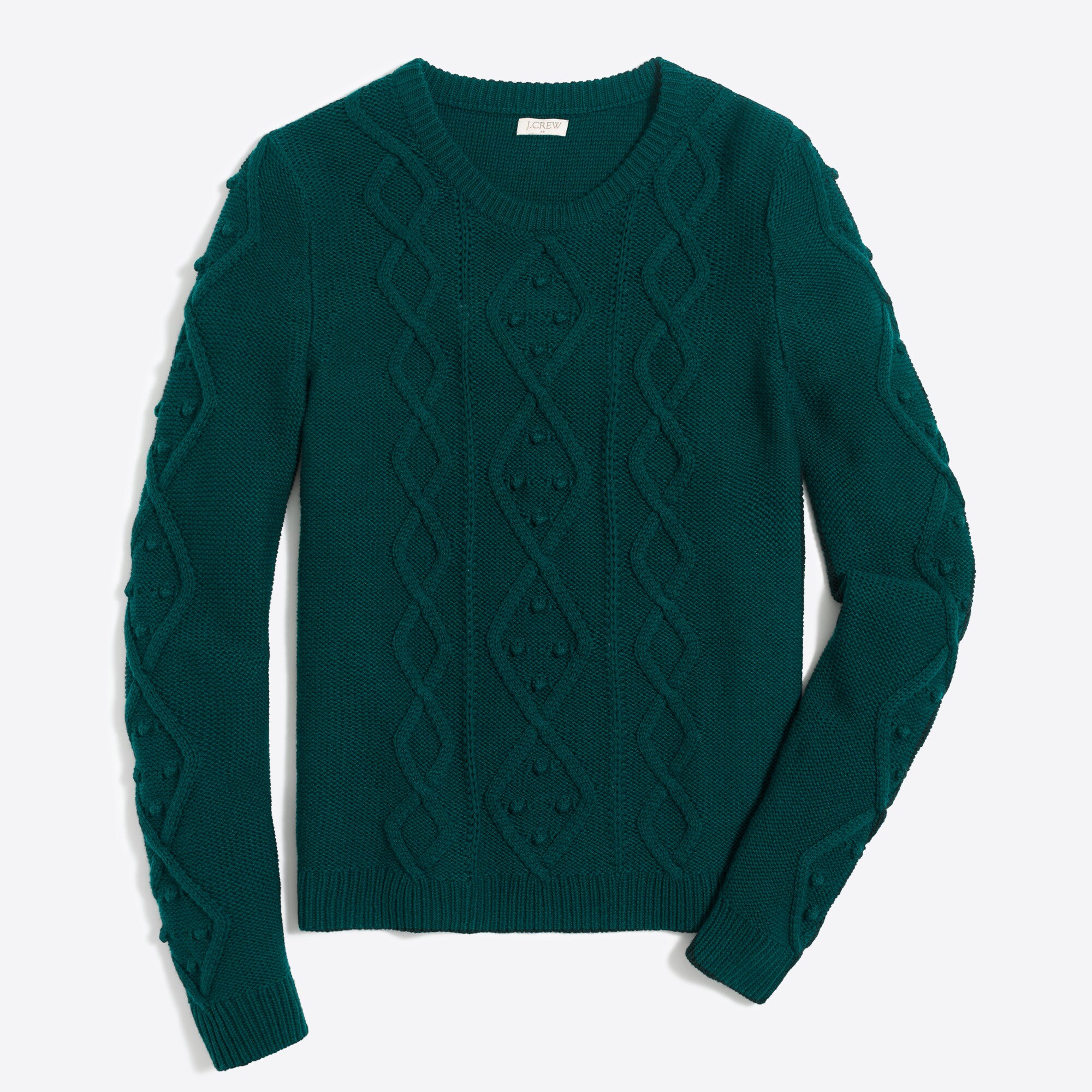 Cableknit sweater