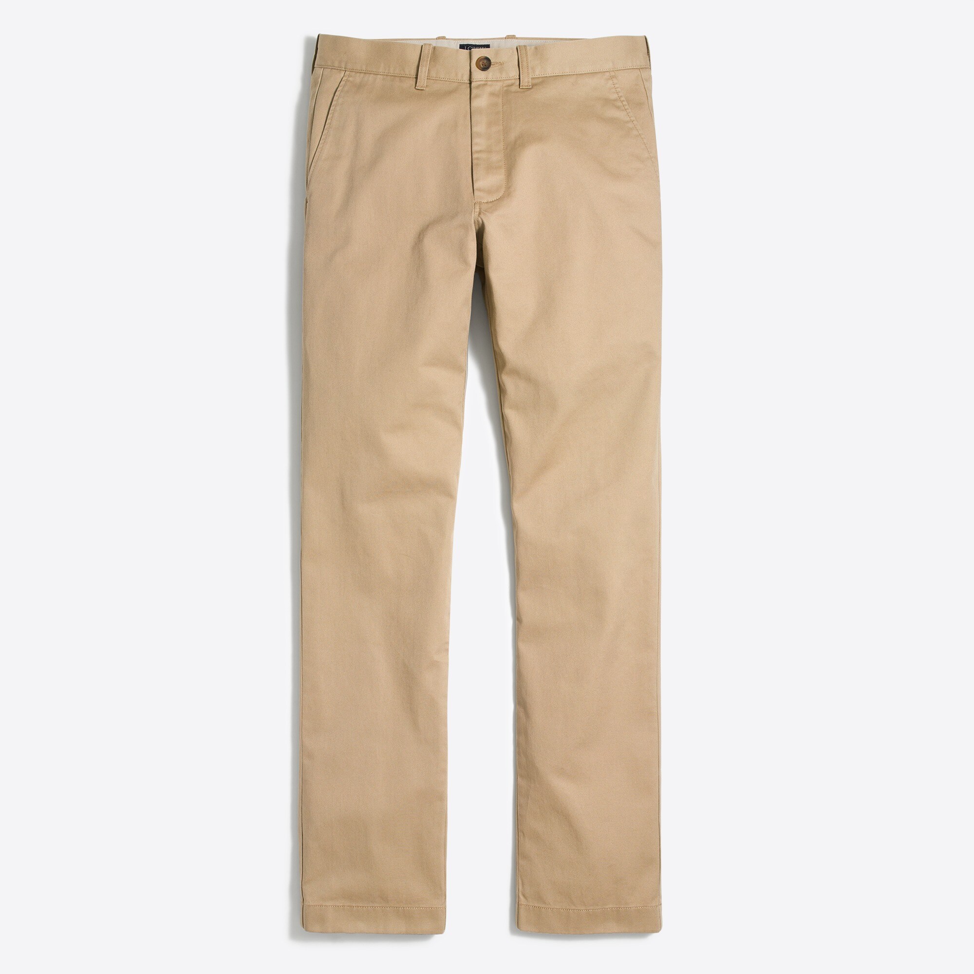 straight-fit broken-in khaki pant for men