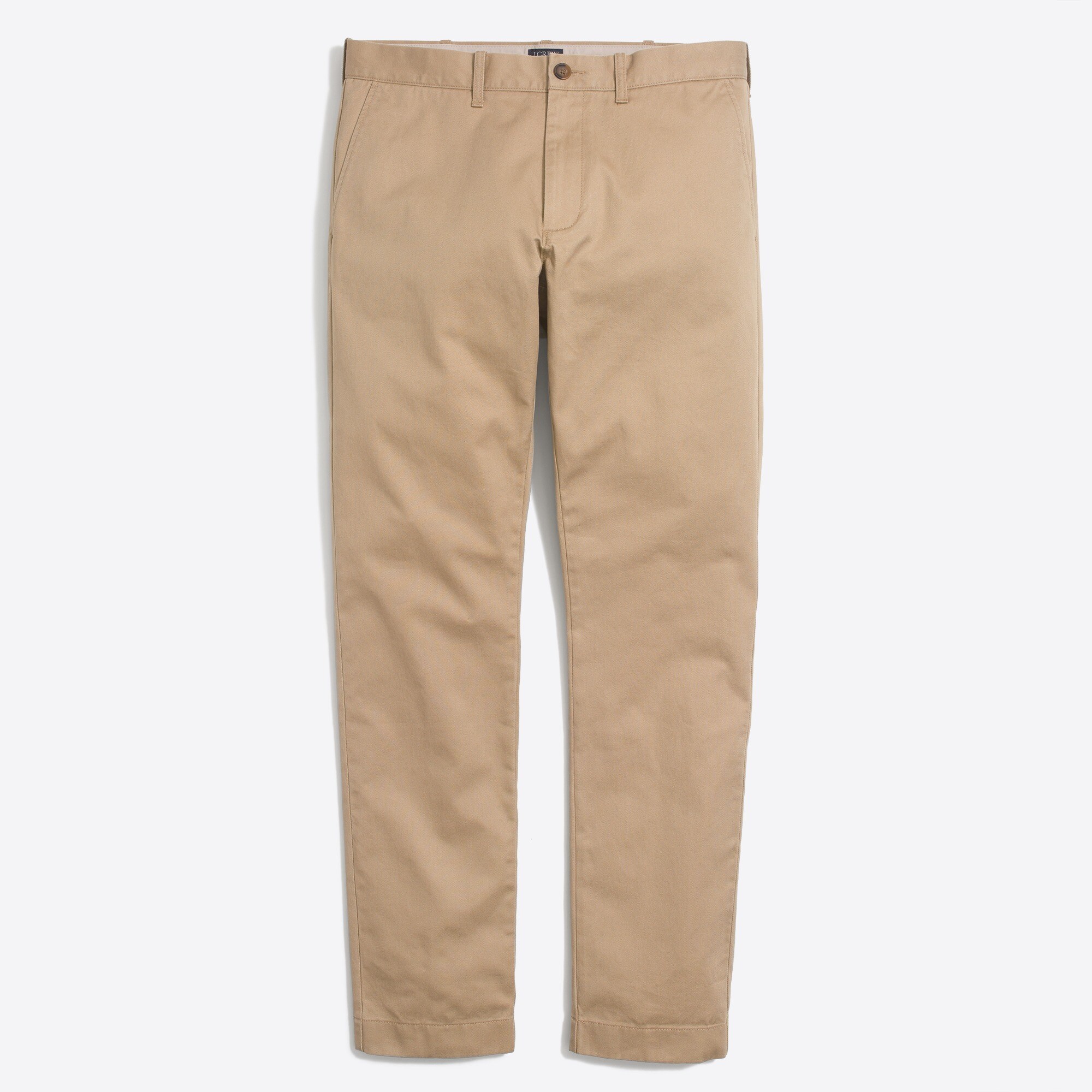 slim-fit broken-in khaki pant for men