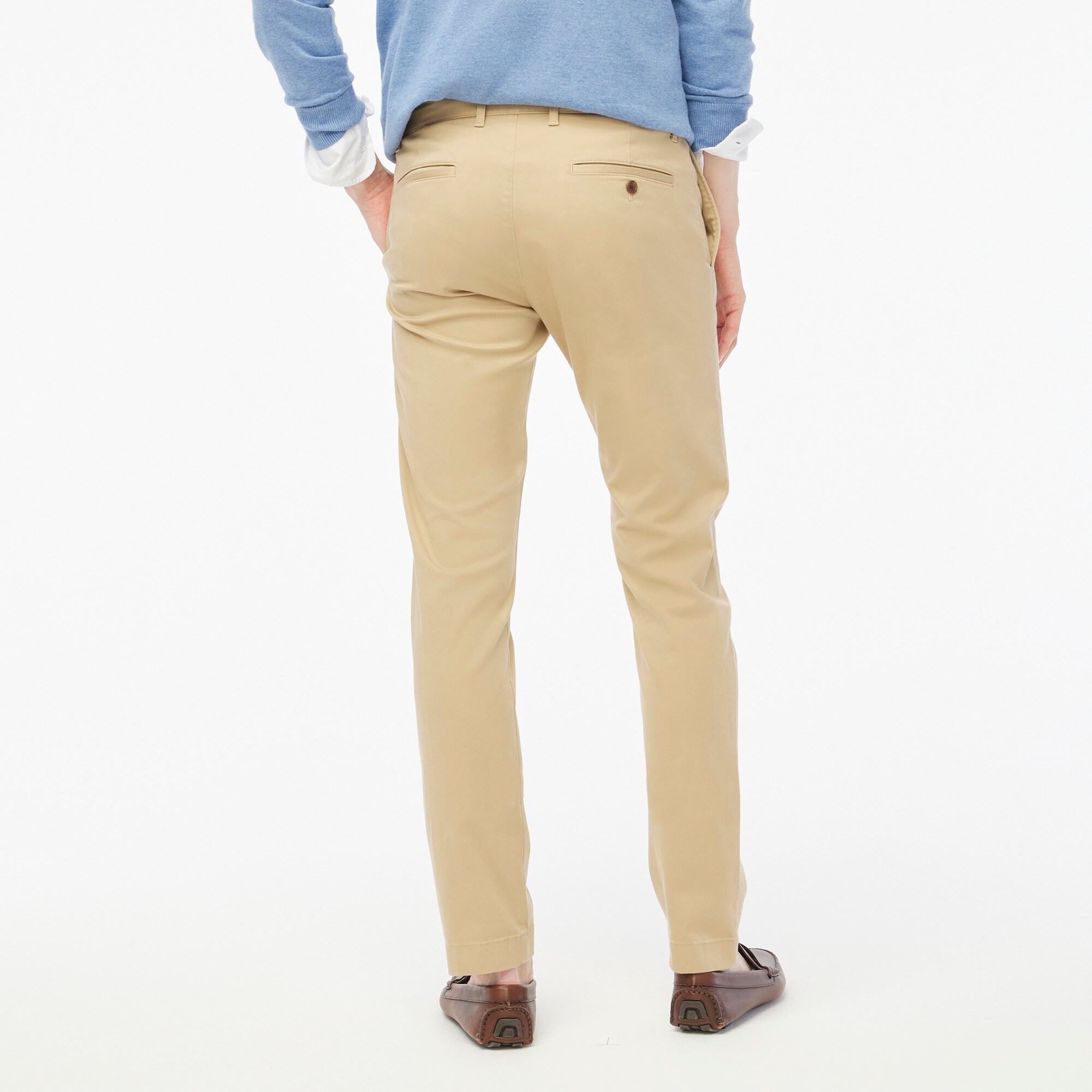 Pantaloni Uomo Slim Chino In Misto Cotone – Colorati, Tasche, Vestibilità Skinny (H3301)