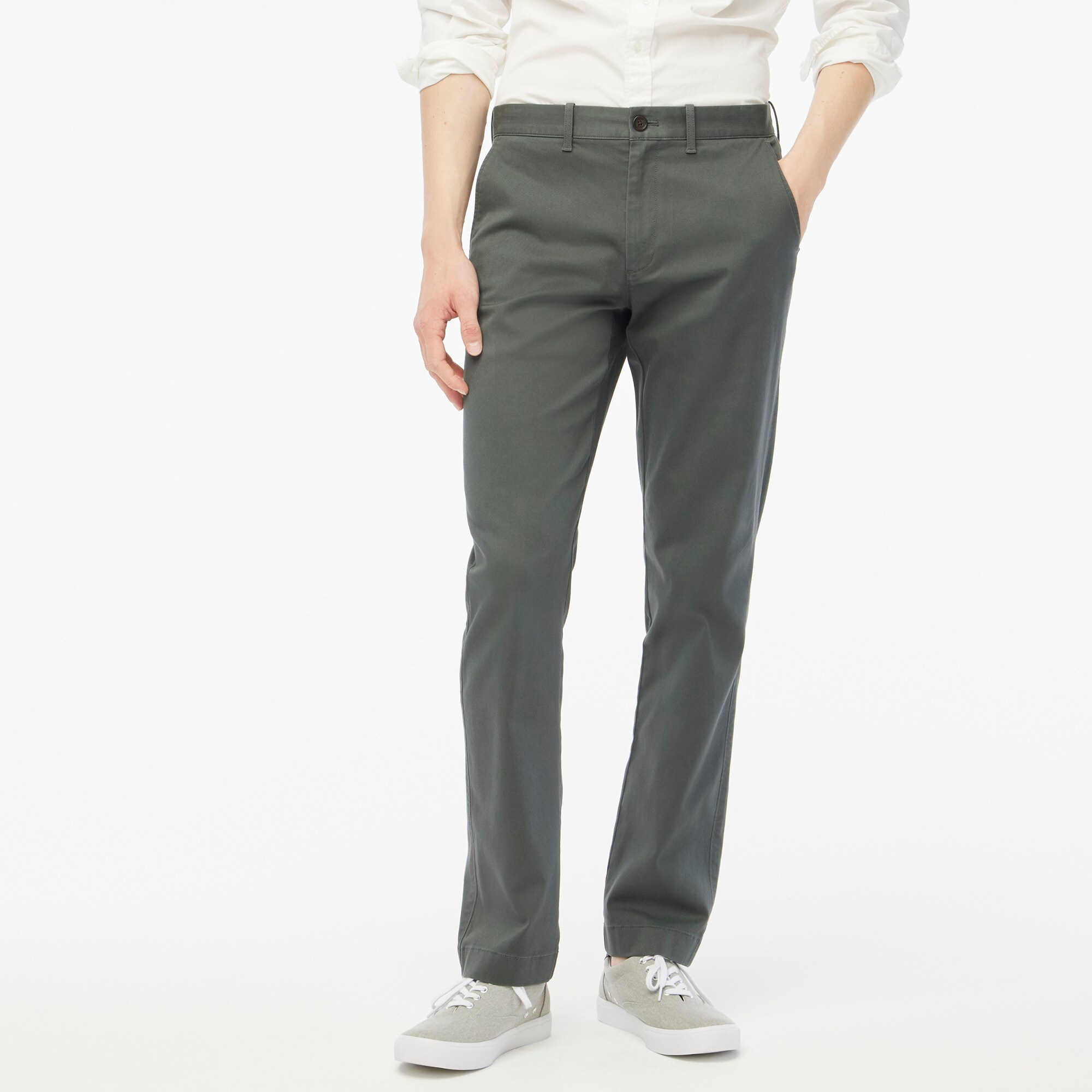 Straight-fit flex chino pant