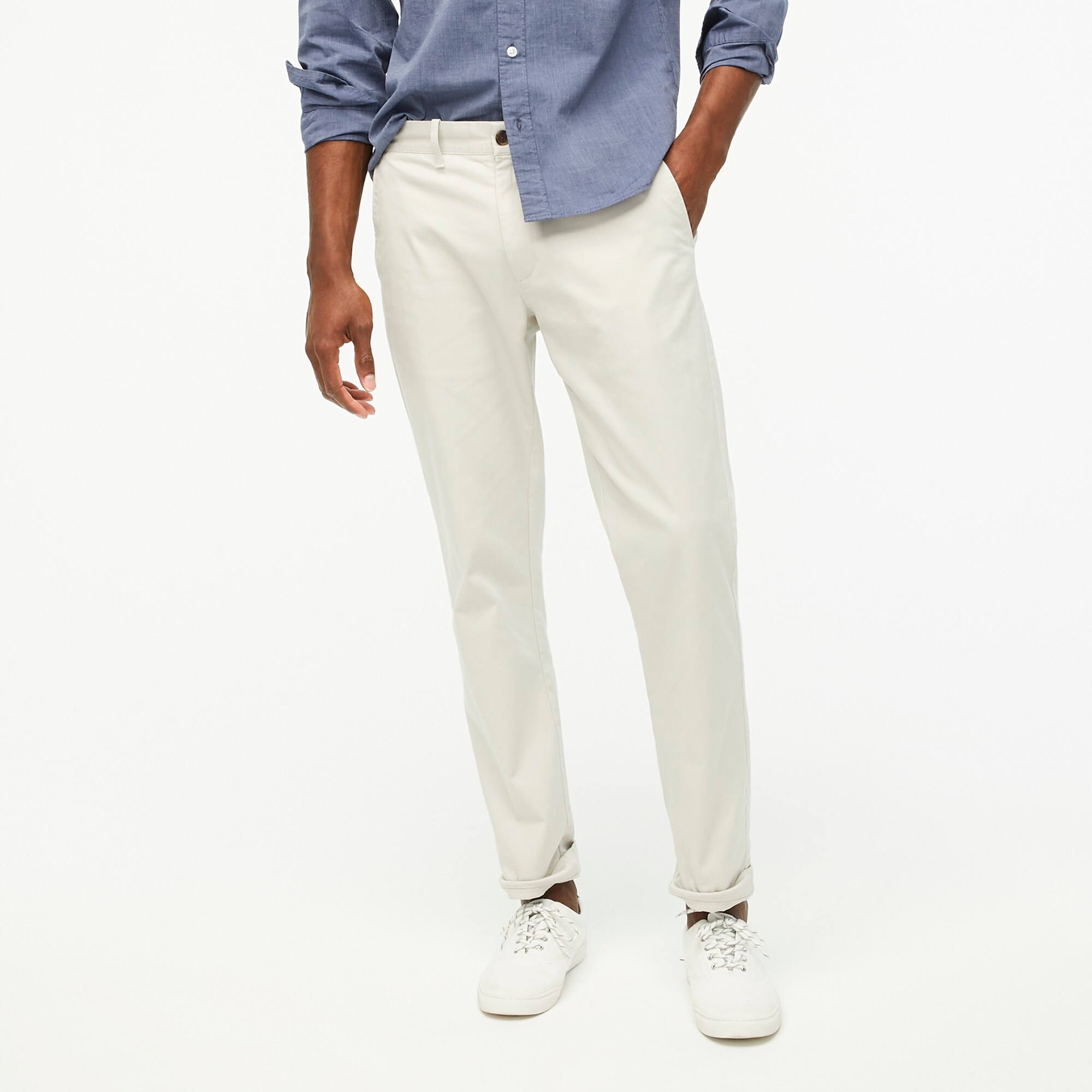factory: straight-fit flex chino pant for men