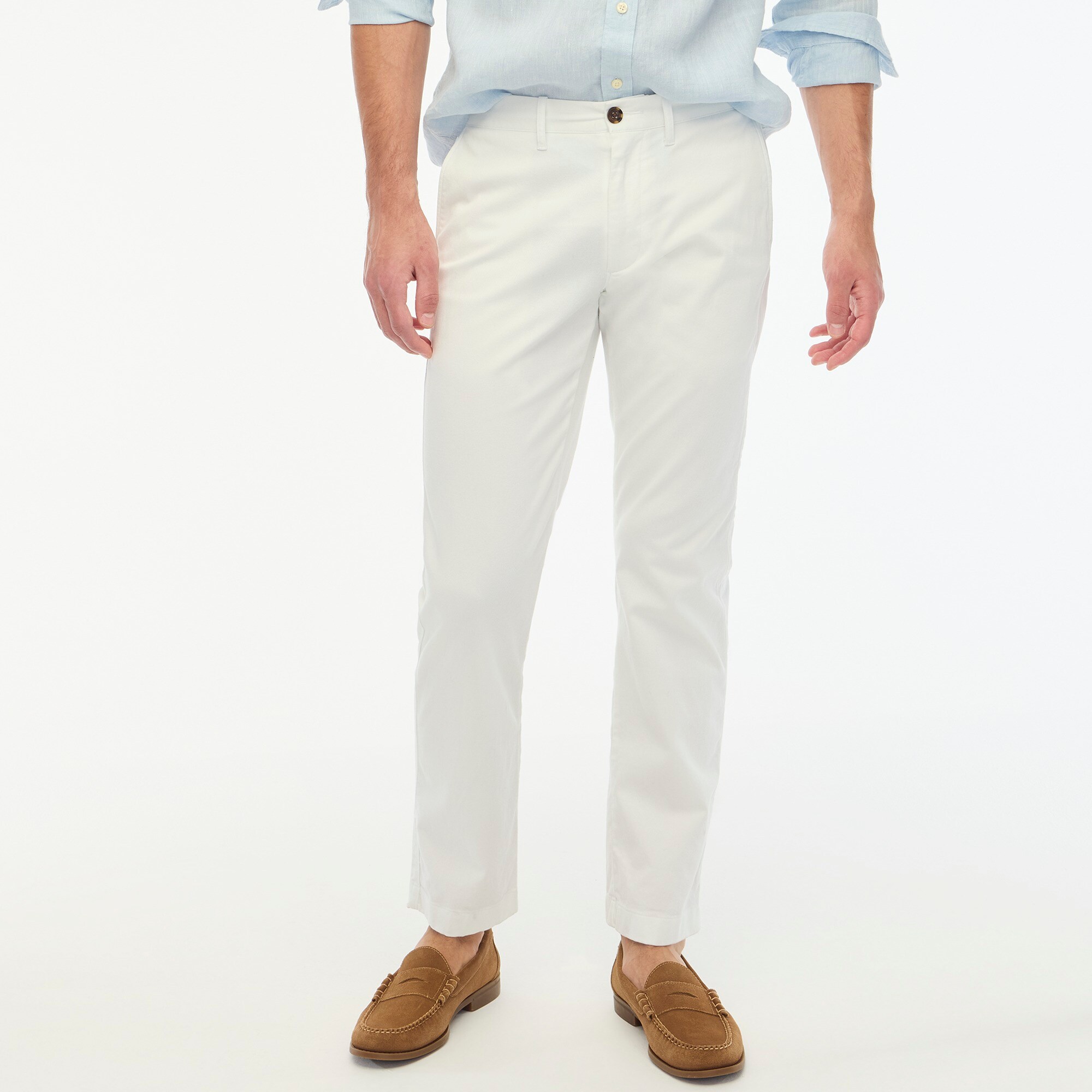 factory: straight-fit flex chino pant for men