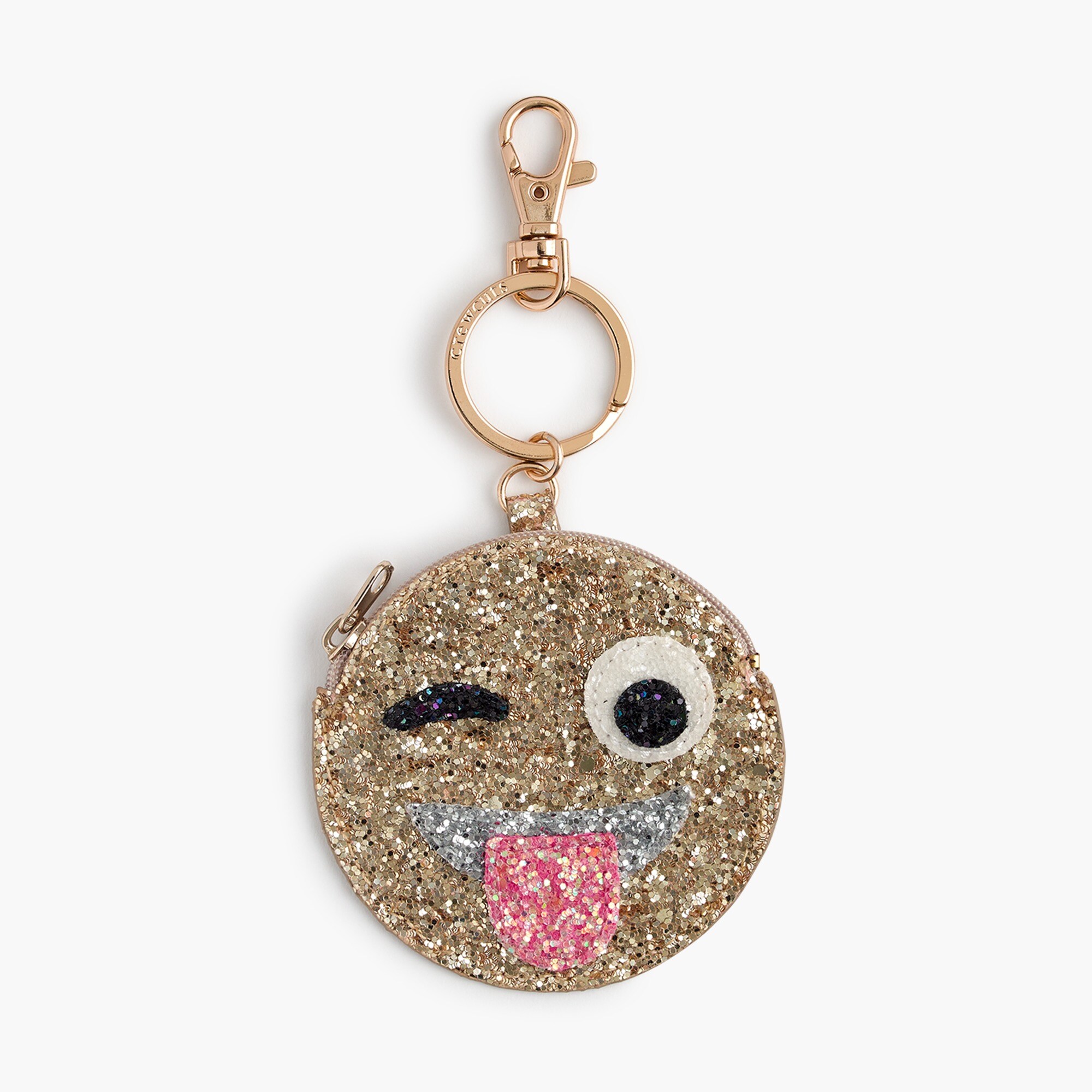 Kids' glitter coin purse