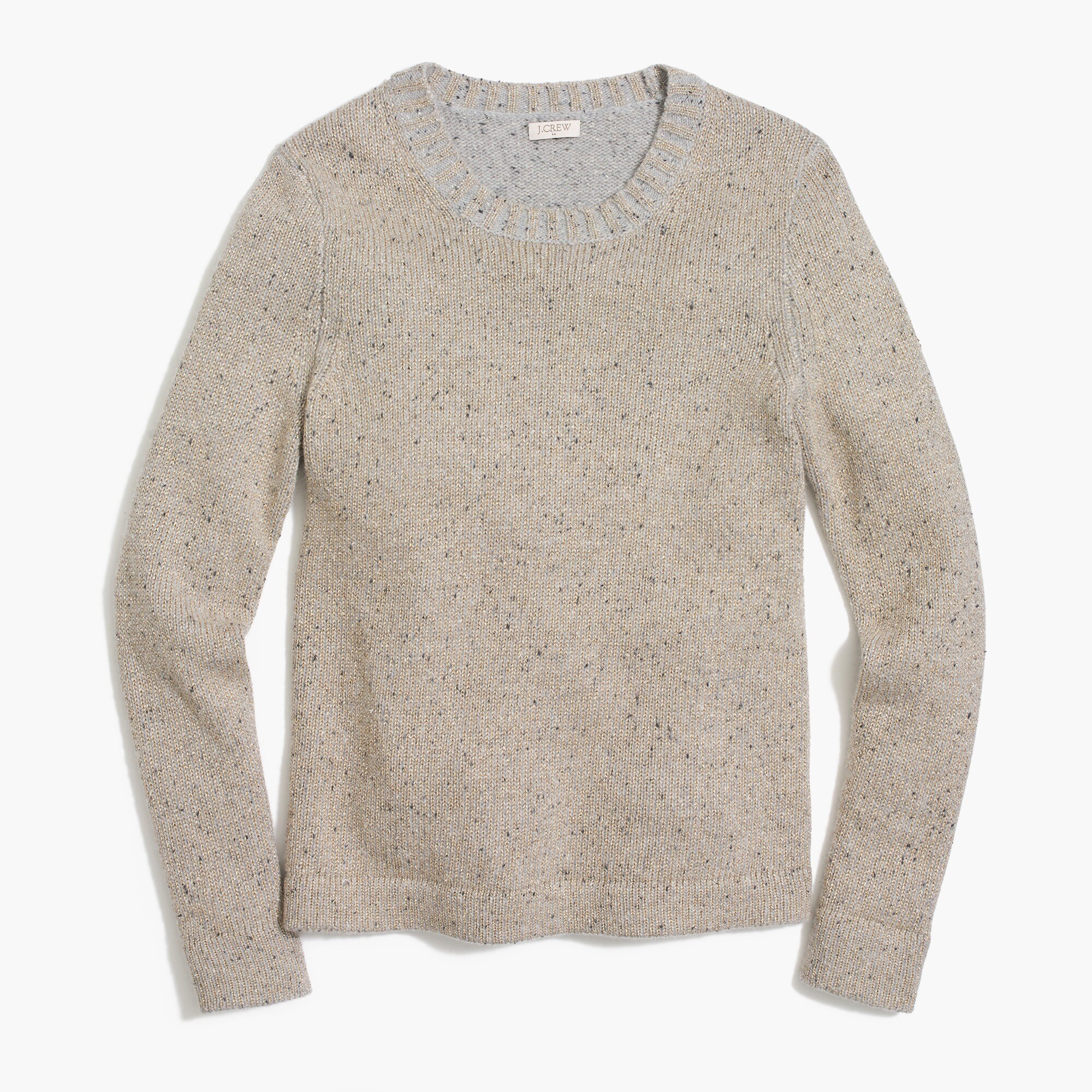 lurex classic crewneck sweater for women