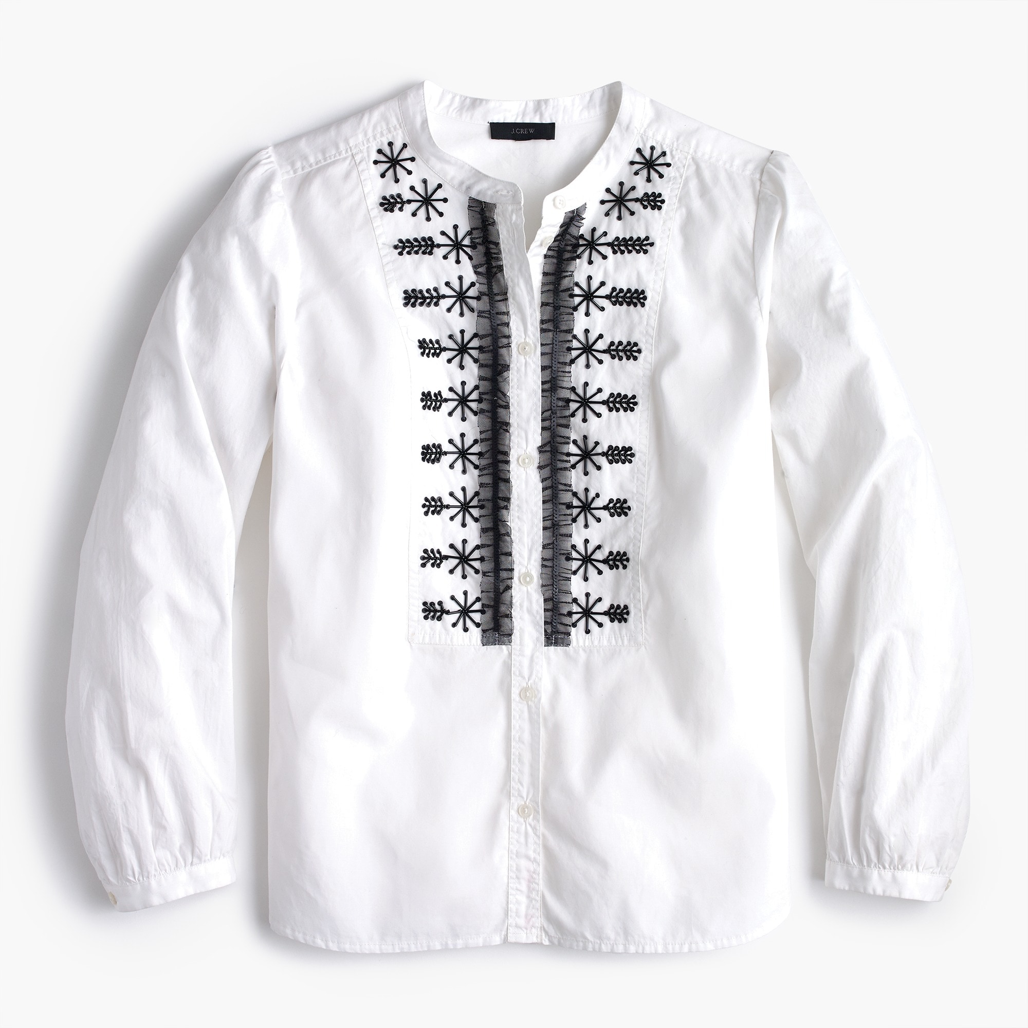 j crew embellished sweatshirt